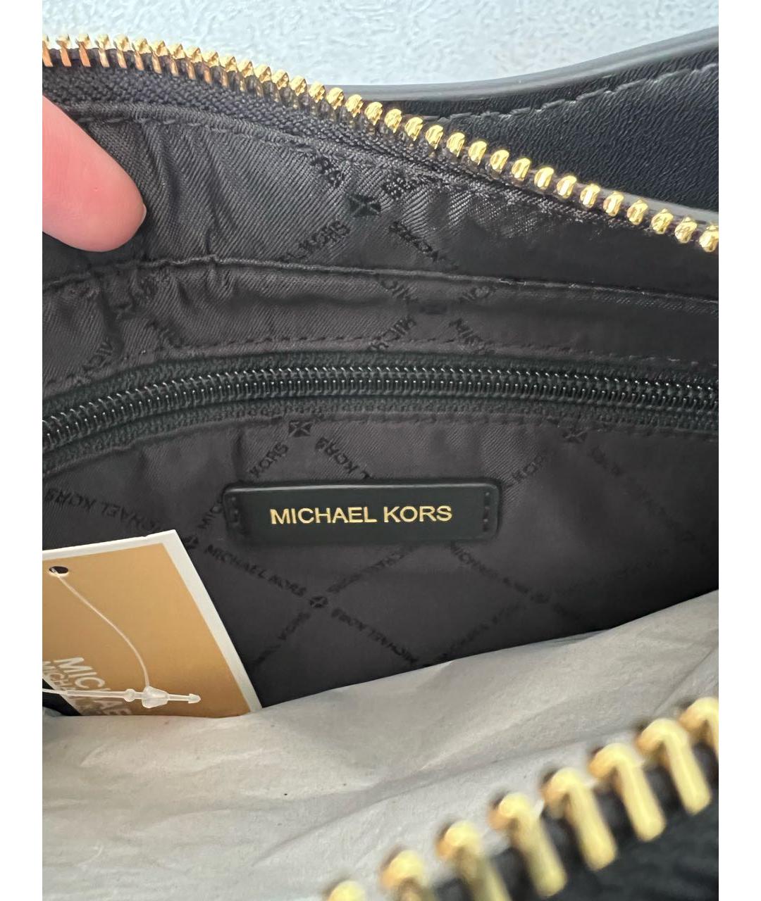 MICHAEL MICHAEL KORS Черная сумка тоут, фото 6