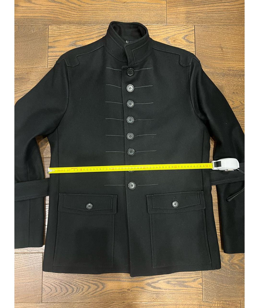 CHRISTIAN DIOR PRE-OWNED Черное шерстяное пальто, фото 8