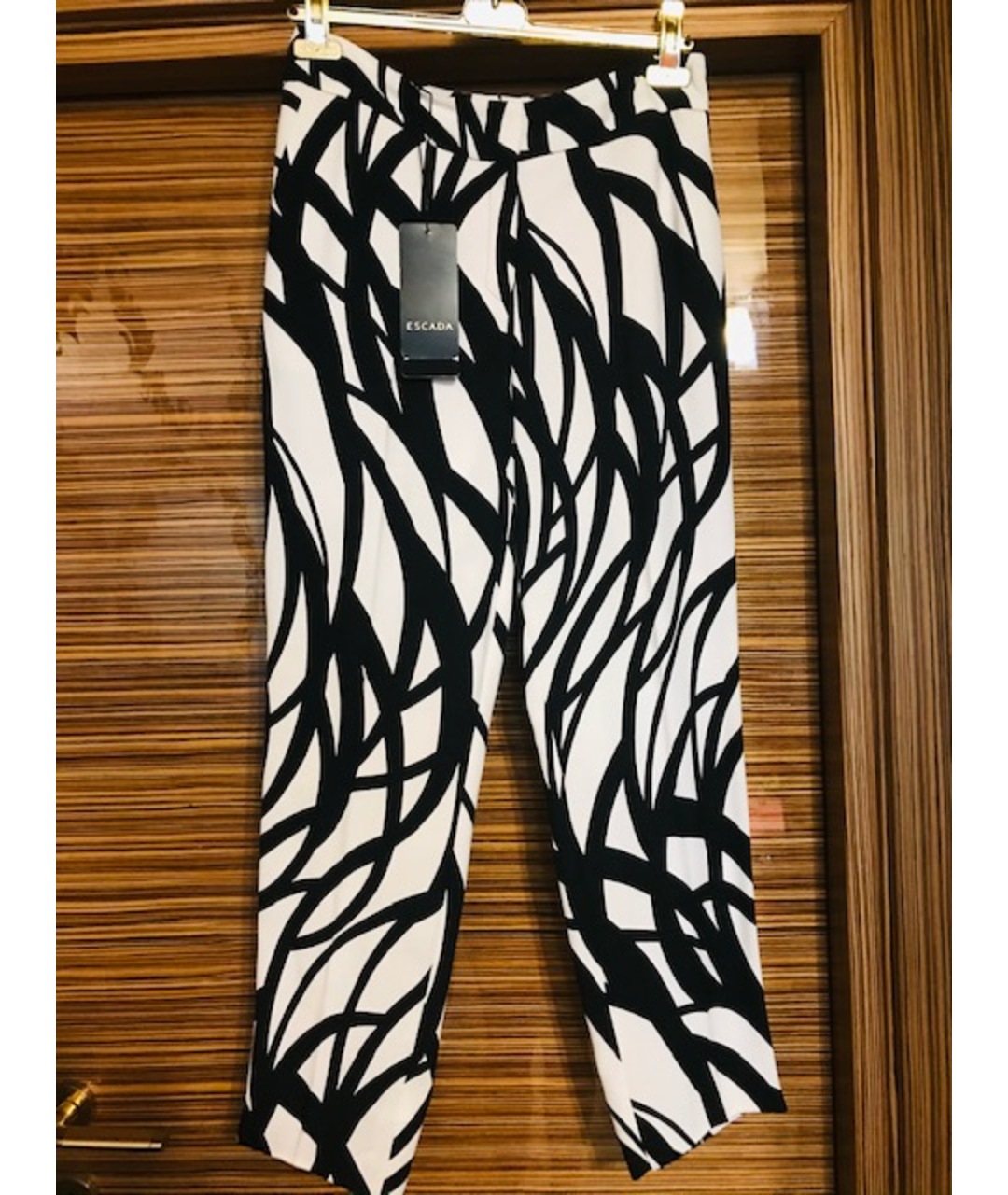 ESCADA Мульти вискозные прямые брюки, фото 9