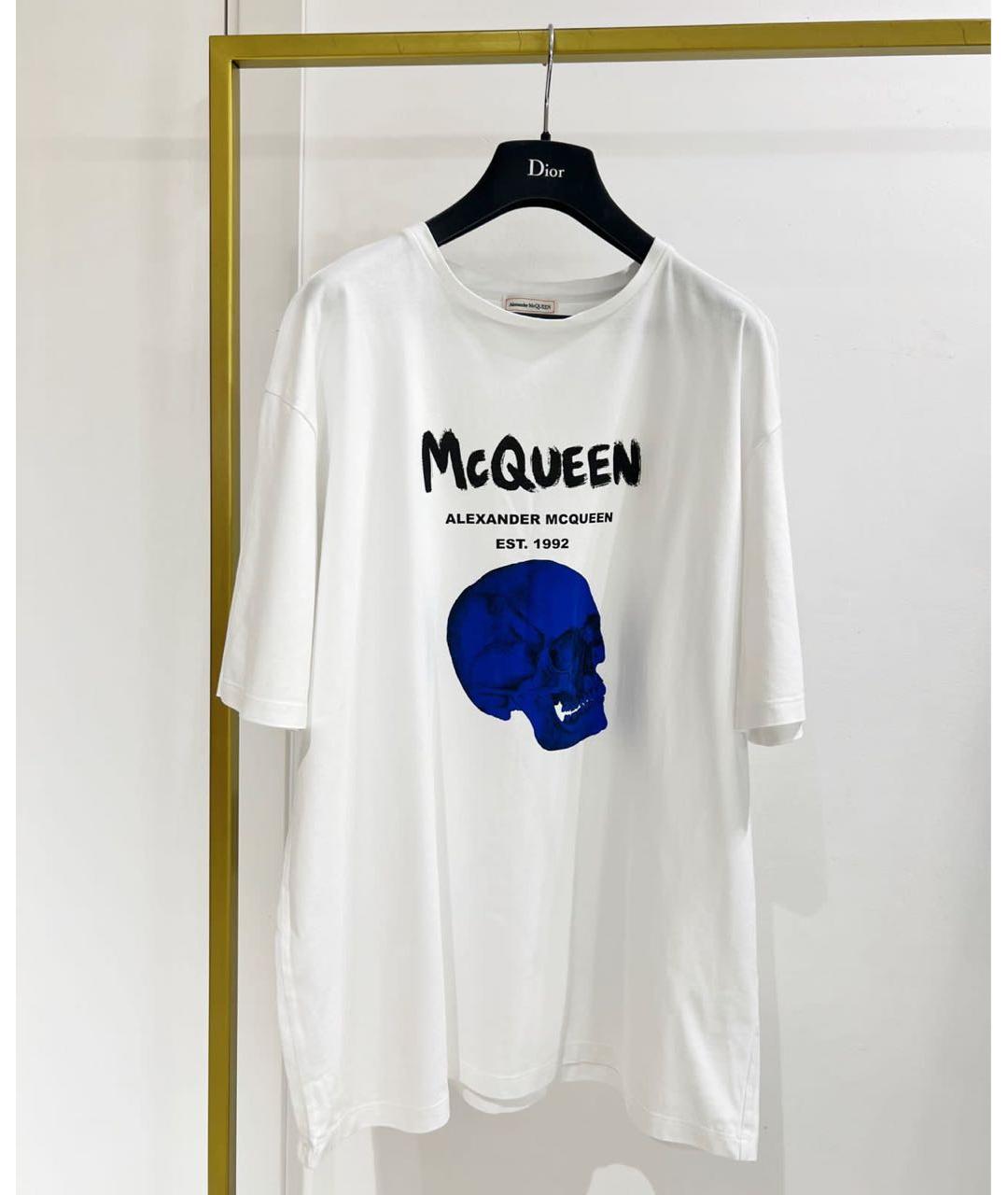 ALEXANDER MCQUEEN Белая футболка, фото 2