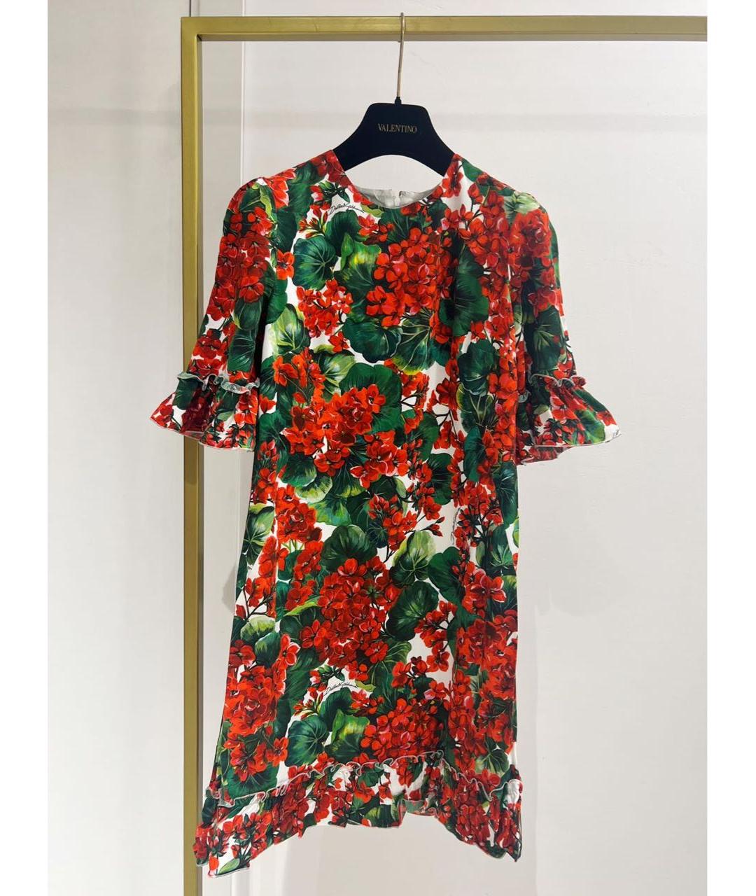 DOLCE&GABBANA Мульти повседневное платье, фото 3
