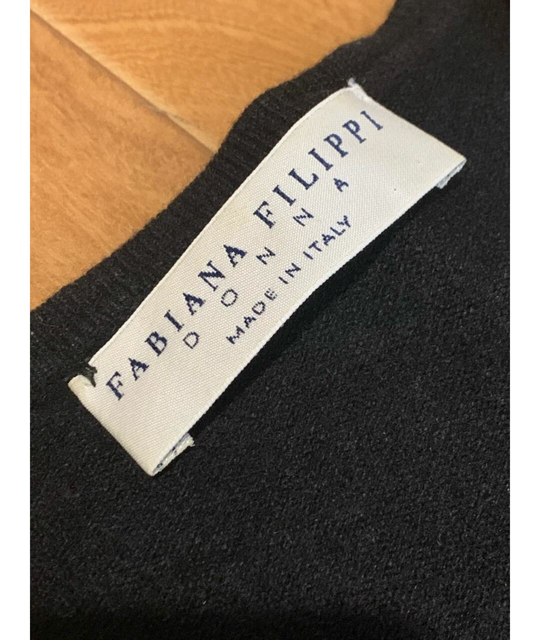 FABIANA FILIPPI Черный кашемировый джемпер / свитер, фото 3
