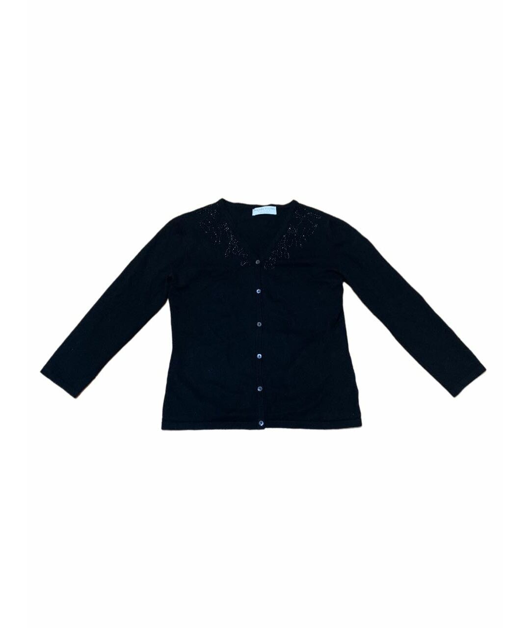 FABIANA FILIPPI Черный кашемировый джемпер / свитер, фото 1