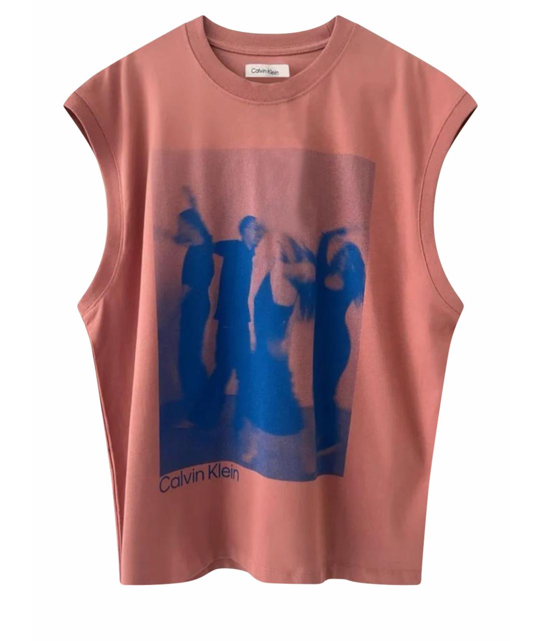 CALVIN KLEIN Хлопковая футболка, фото 1