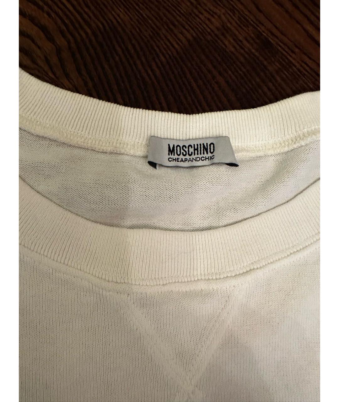 MOSCHINO Хлопковый джемпер / свитер, фото 2