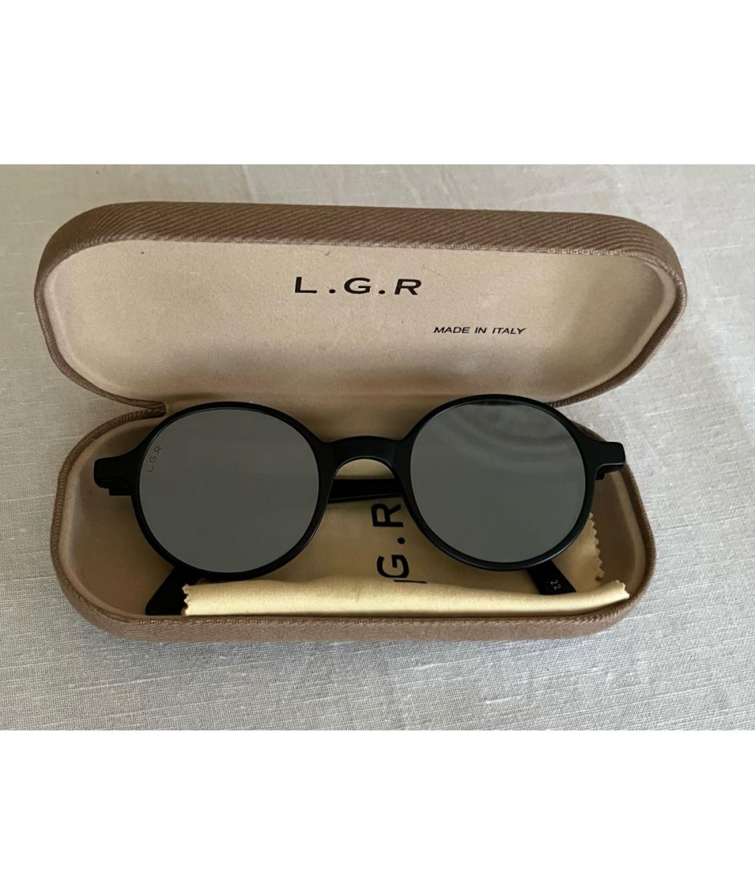 L.G.R Черные пластиковые солнцезащитные очки, фото 8