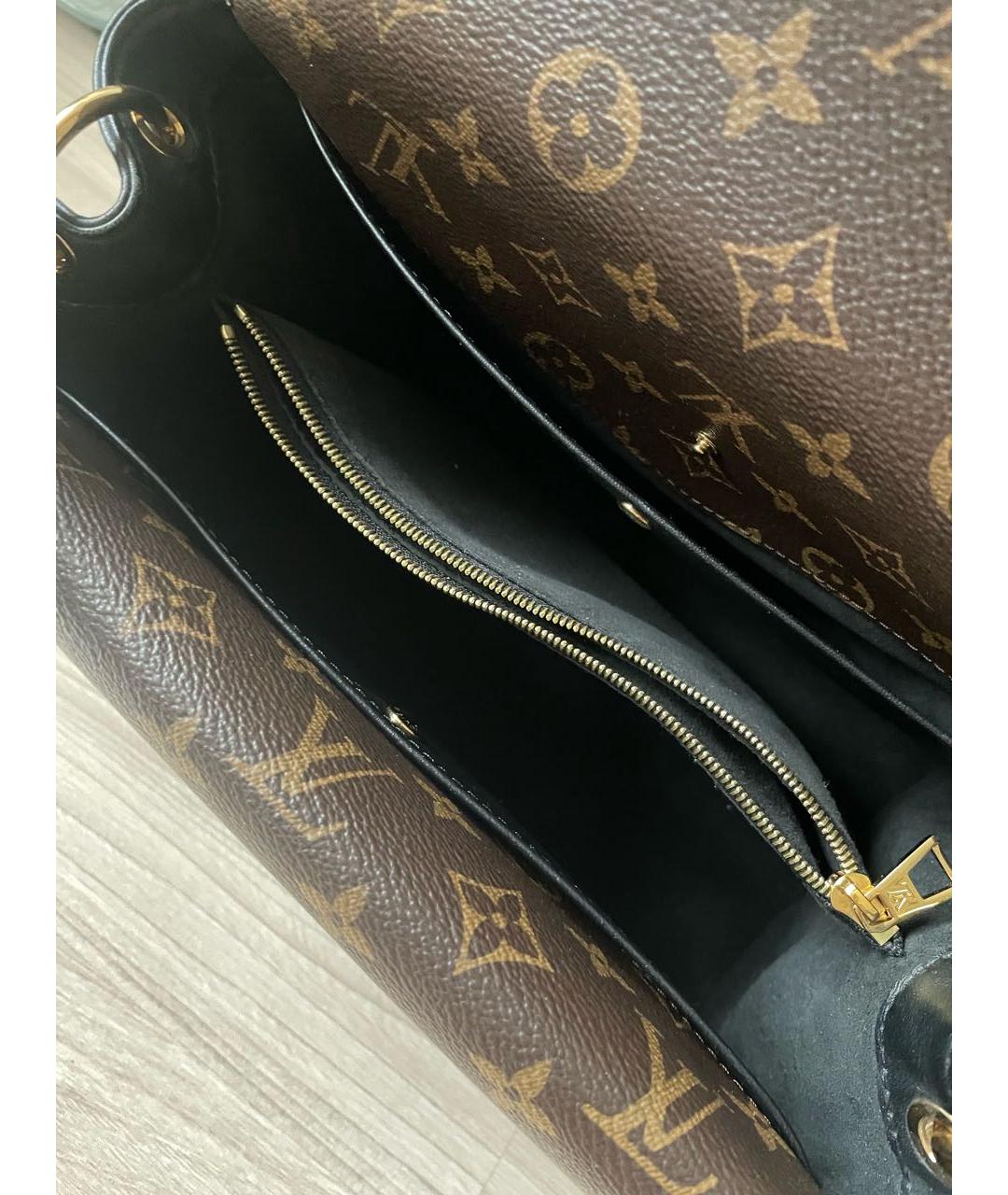 LOUIS VUITTON Кожаная сумка с короткими ручками, фото 8