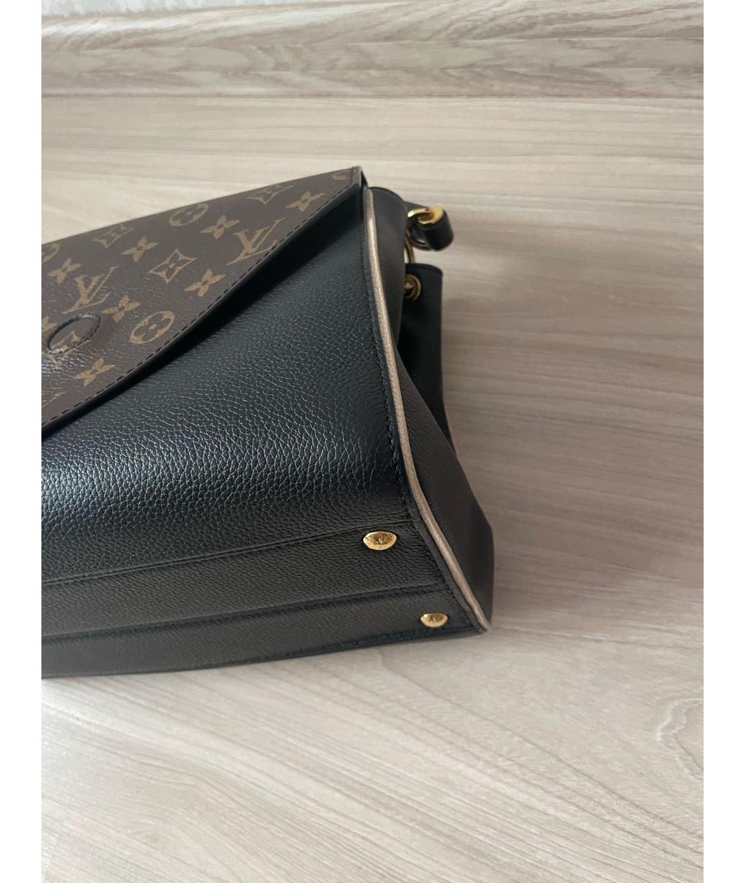 LOUIS VUITTON Кожаная сумка с короткими ручками, фото 4