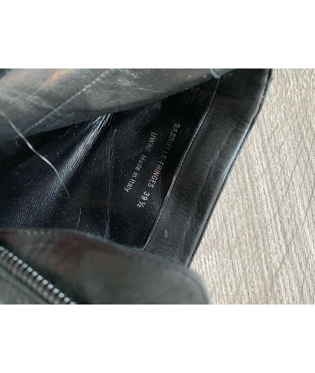 BALLY Черные кожаные ботинки, фото 3