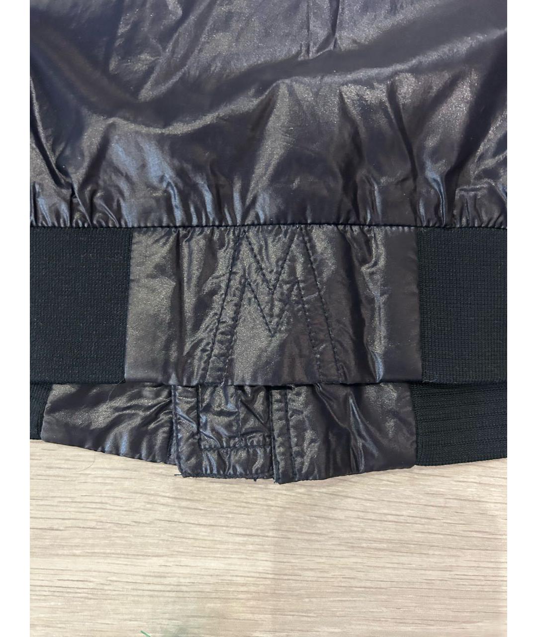 MONCLER Темно-синяя полиамидовая куртка, фото 7