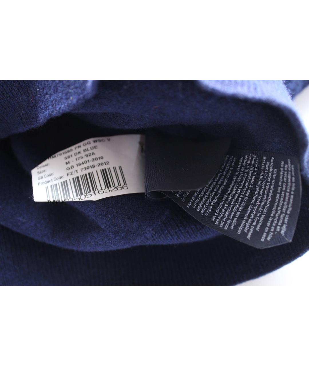 HACKETT Темно-синий кашемировый джемпер / свитер, фото 5