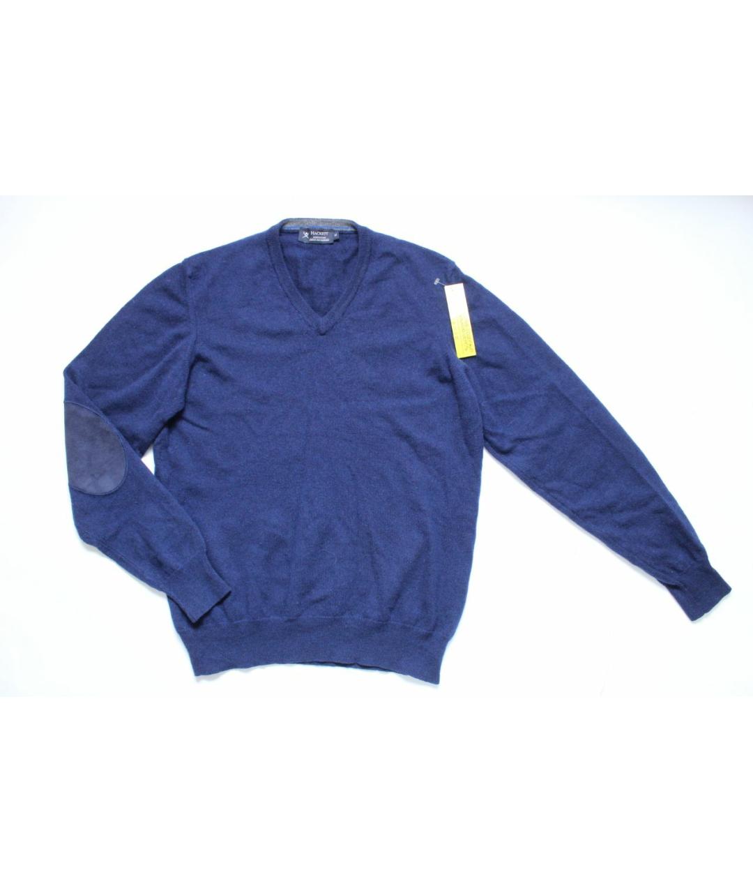 HACKETT Темно-синий кашемировый джемпер / свитер, фото 6