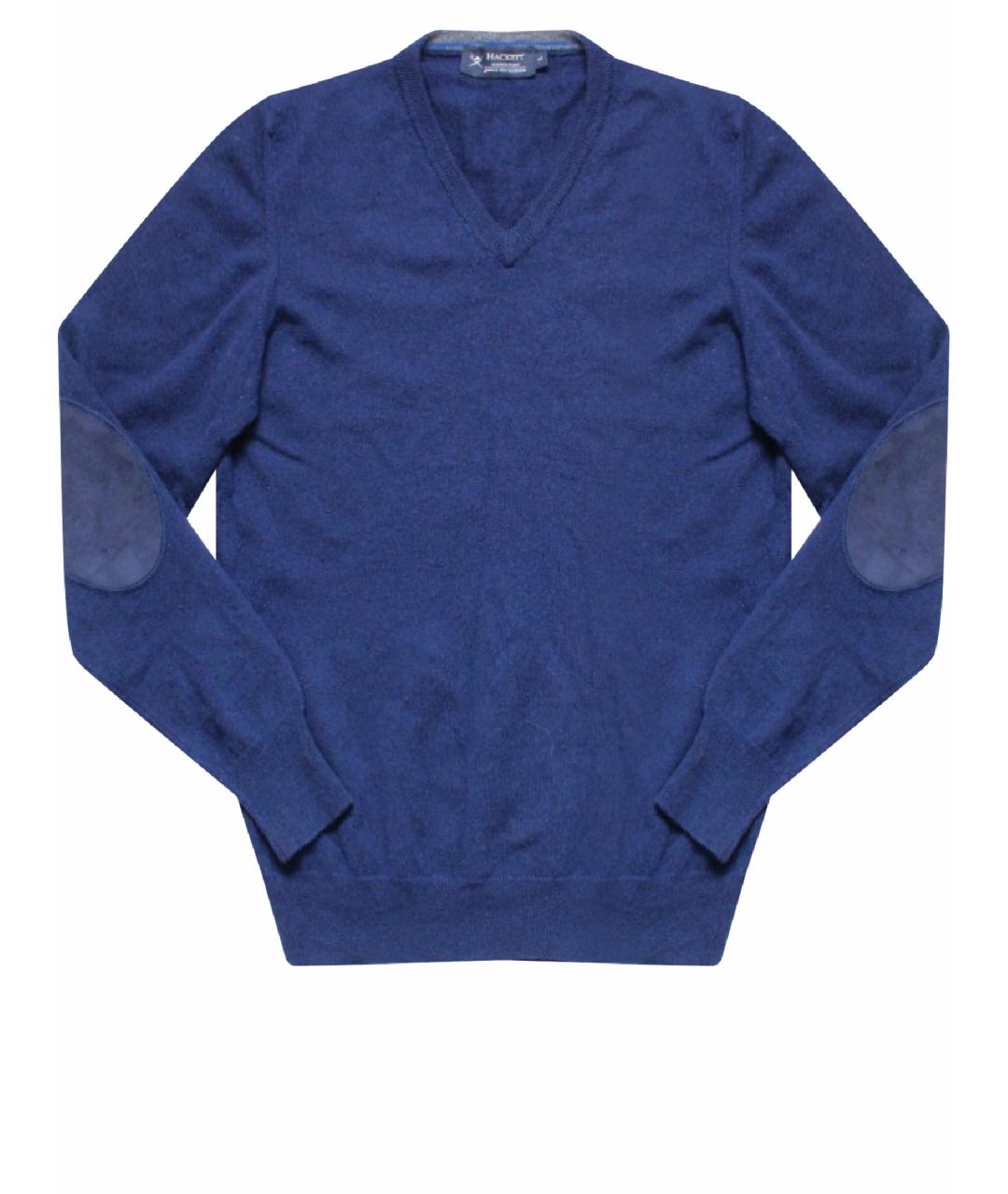 HACKETT Темно-синий кашемировый джемпер / свитер, фото 1