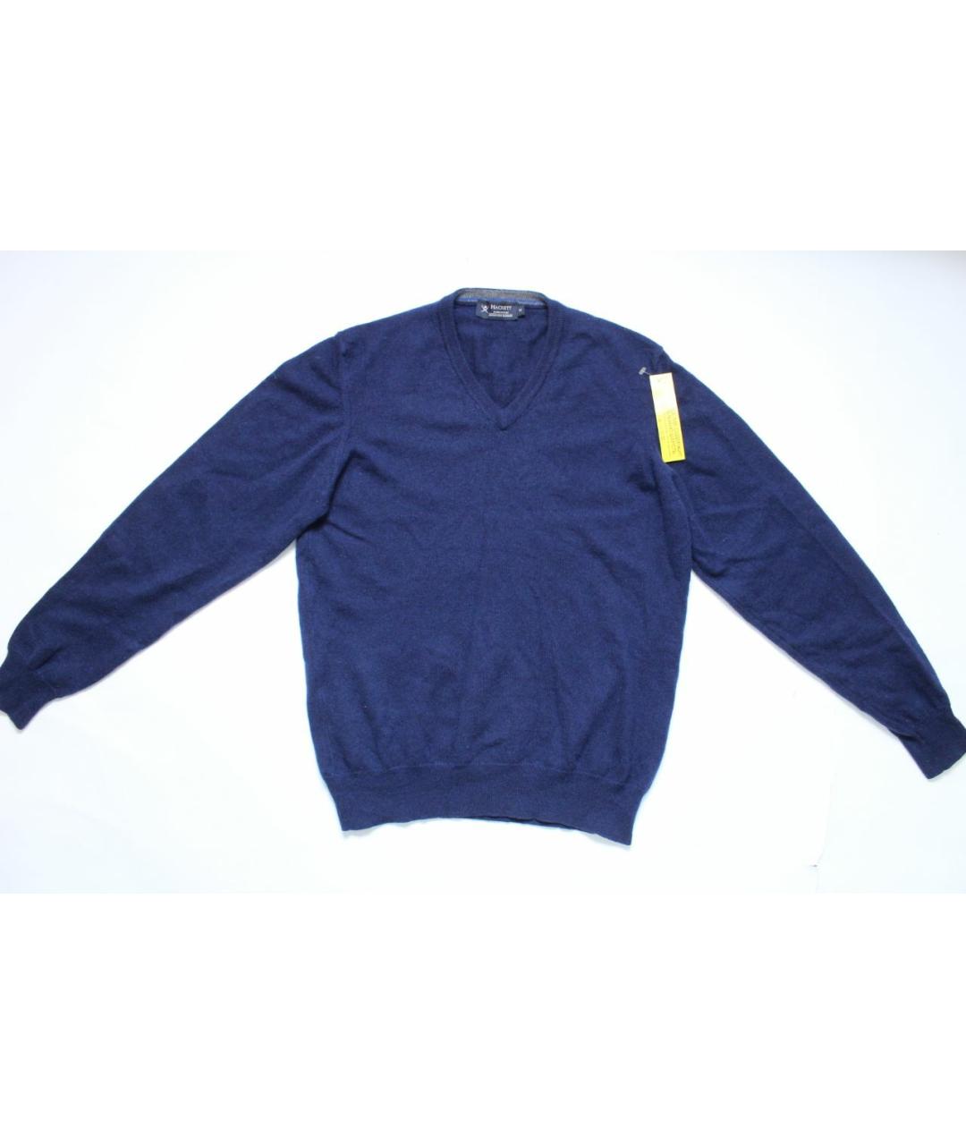 HACKETT Темно-синий кашемировый джемпер / свитер, фото 2