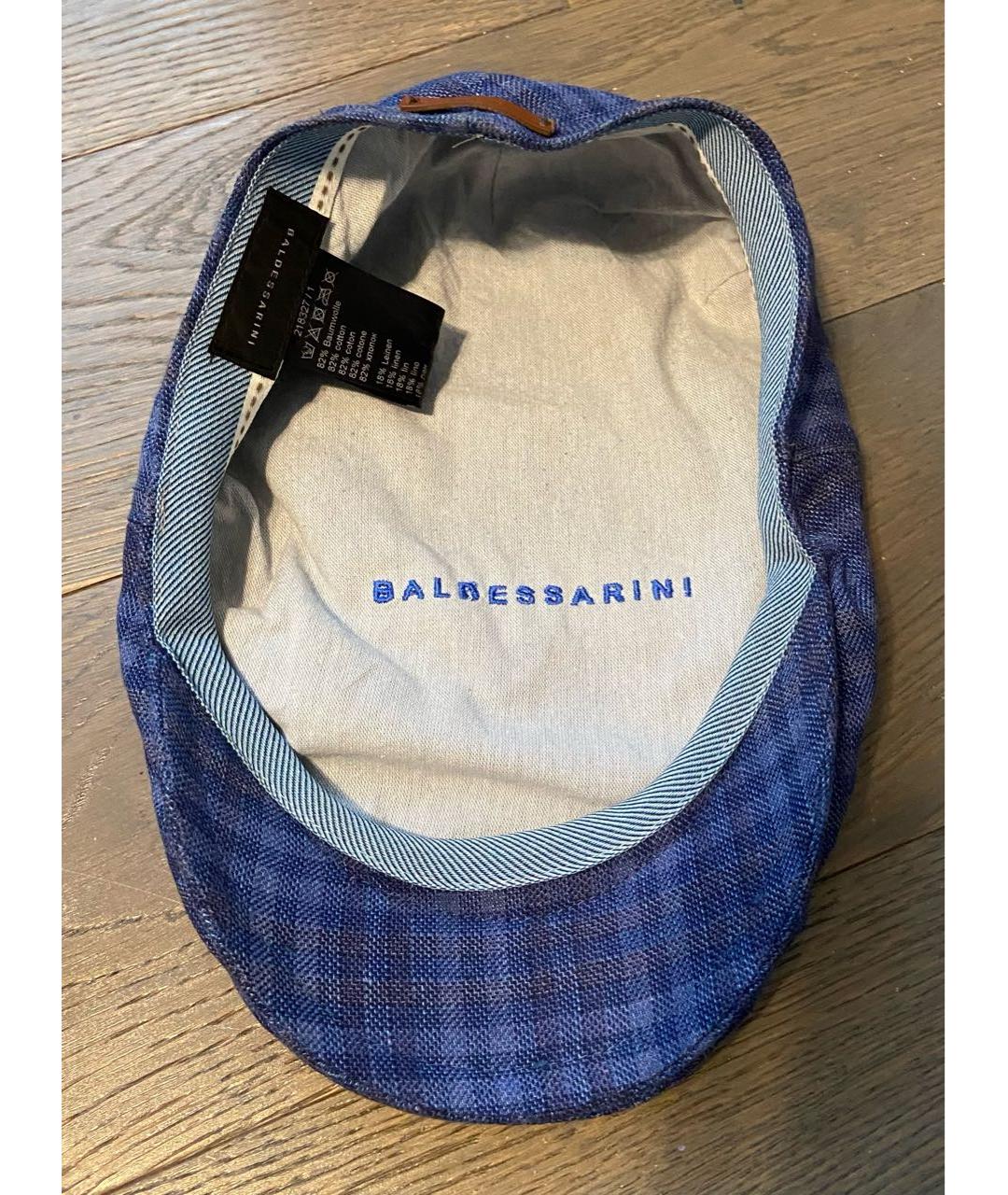 BALDESSARINI Синяя хлопковая кепка/бейсболка, фото 3
