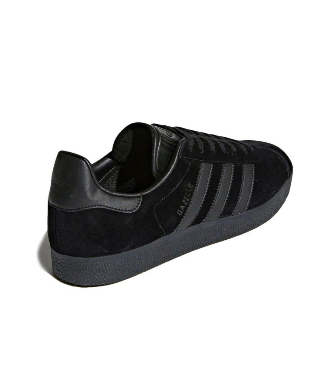 ADIDAS Черные замшевые низкие кроссовки / кеды, фото 4