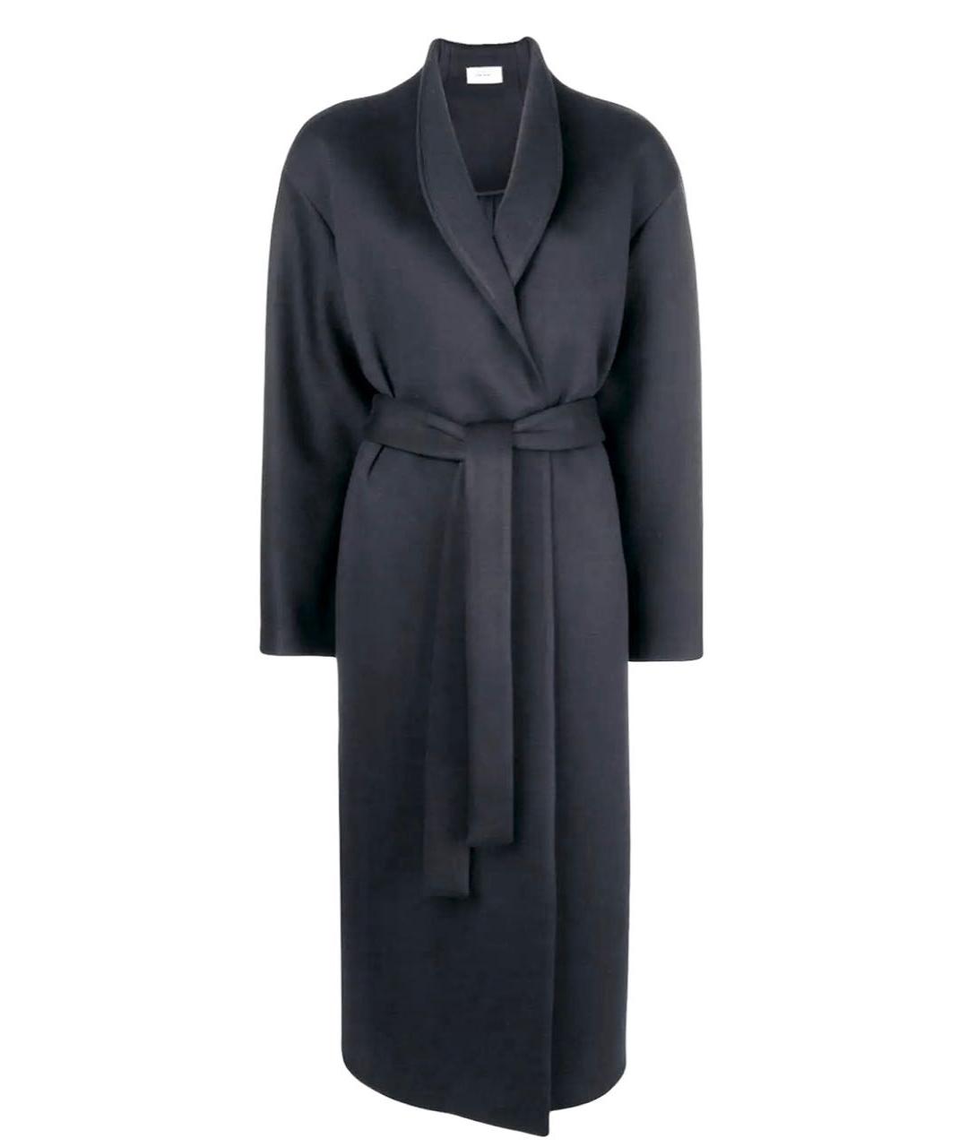 THE ROW Антрацитовое шерстяное пальто, фото 9