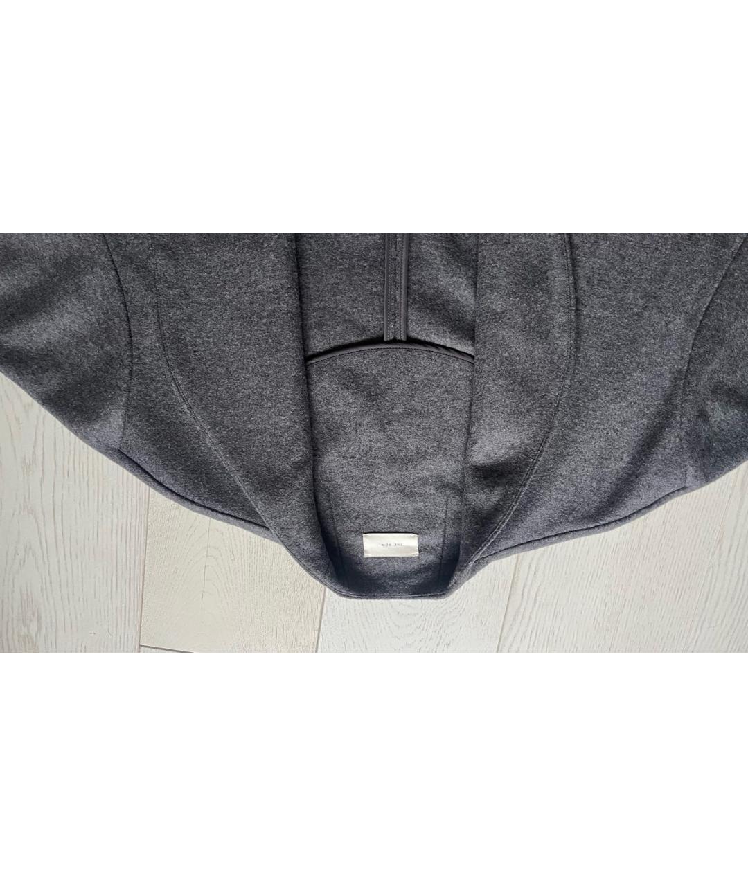 THE ROW Антрацитовое шерстяное пальто, фото 7