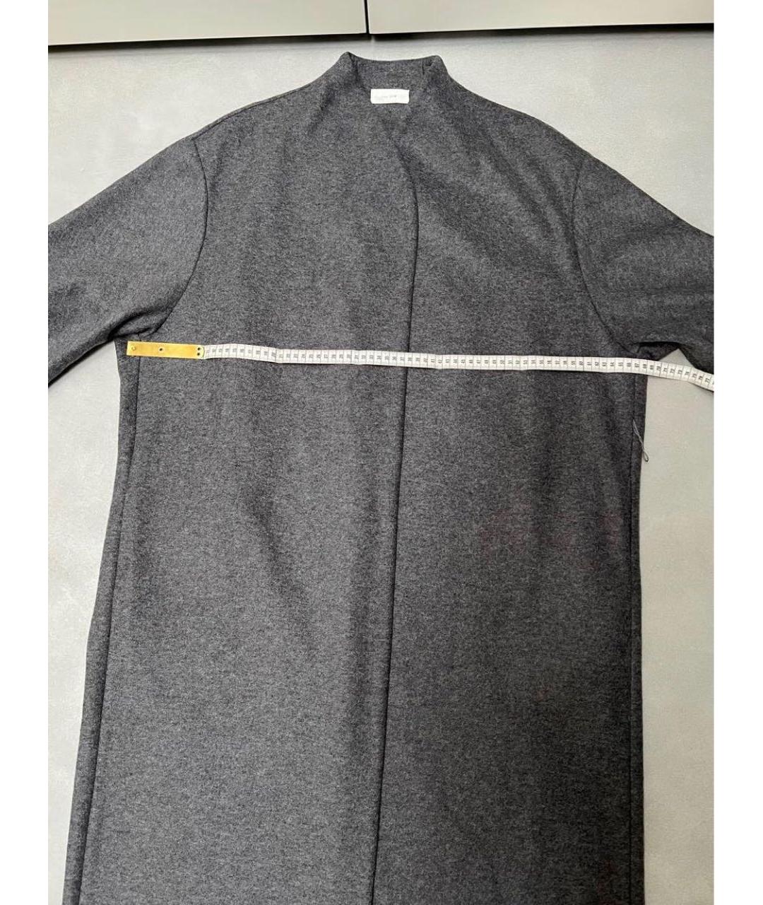 THE ROW Антрацитовое шерстяное пальто, фото 5