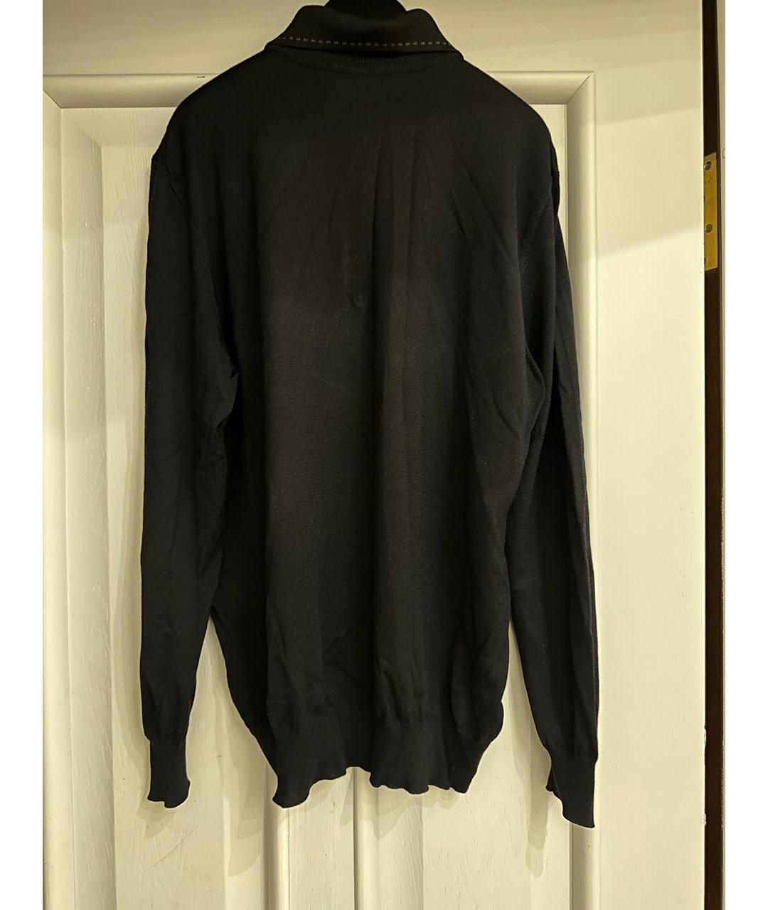 BERTOLO LUXURY MENSWEAR Коричневый шерстяной джемпер / свитер, фото 2