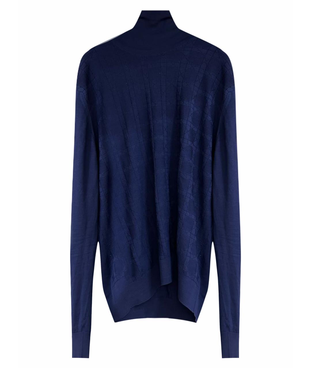 SVEVO Темно-синий шерстяной джемпер / свитер, фото 1