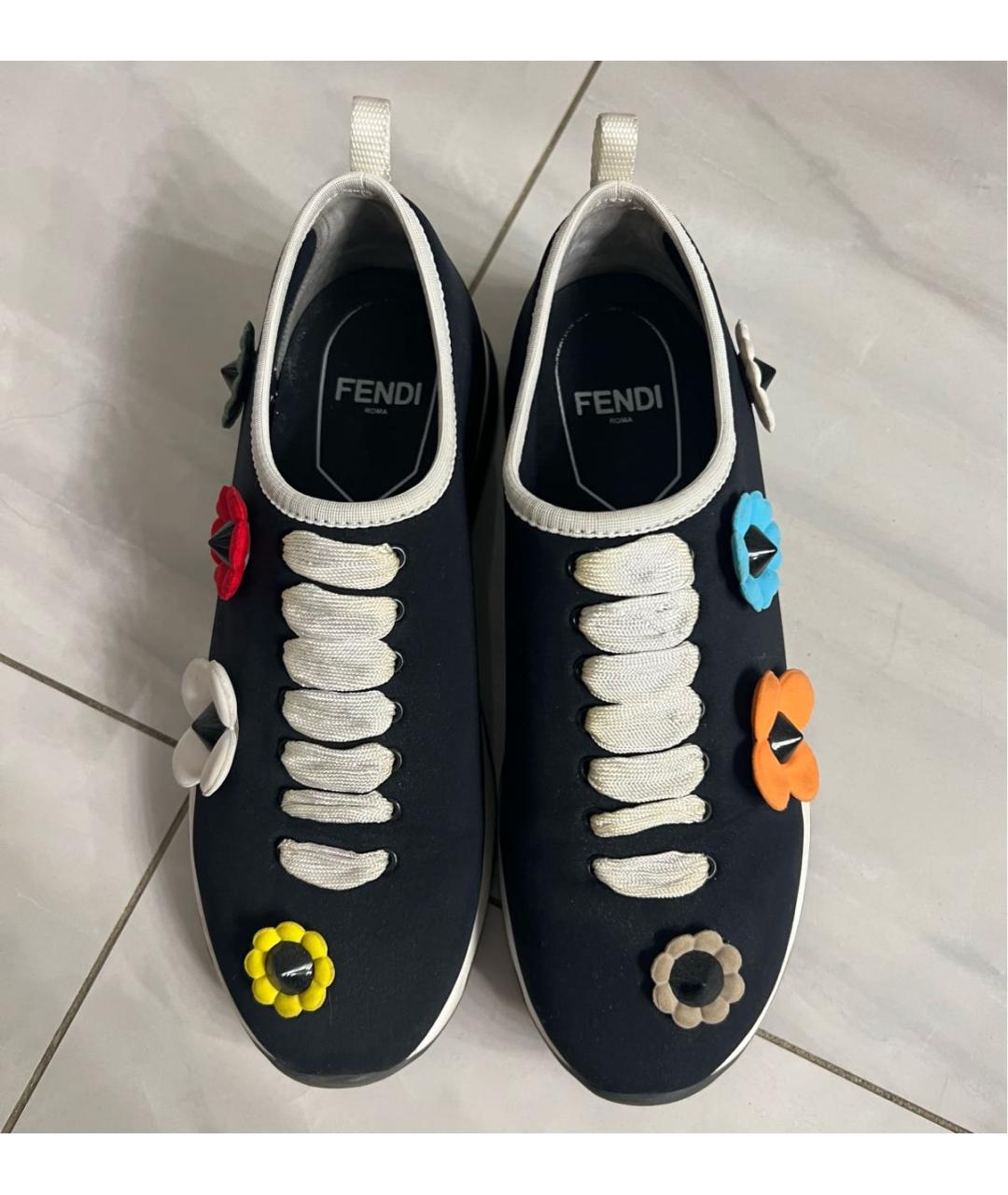 Fendi cheap floral sneakers