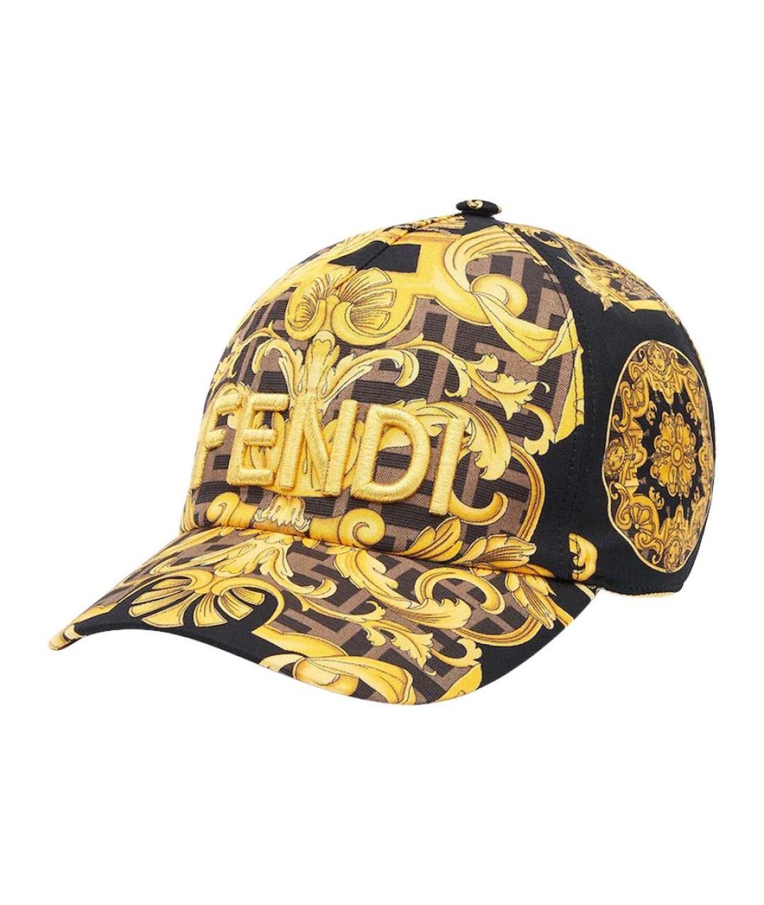 FENDI Золотая кепка, фото 1