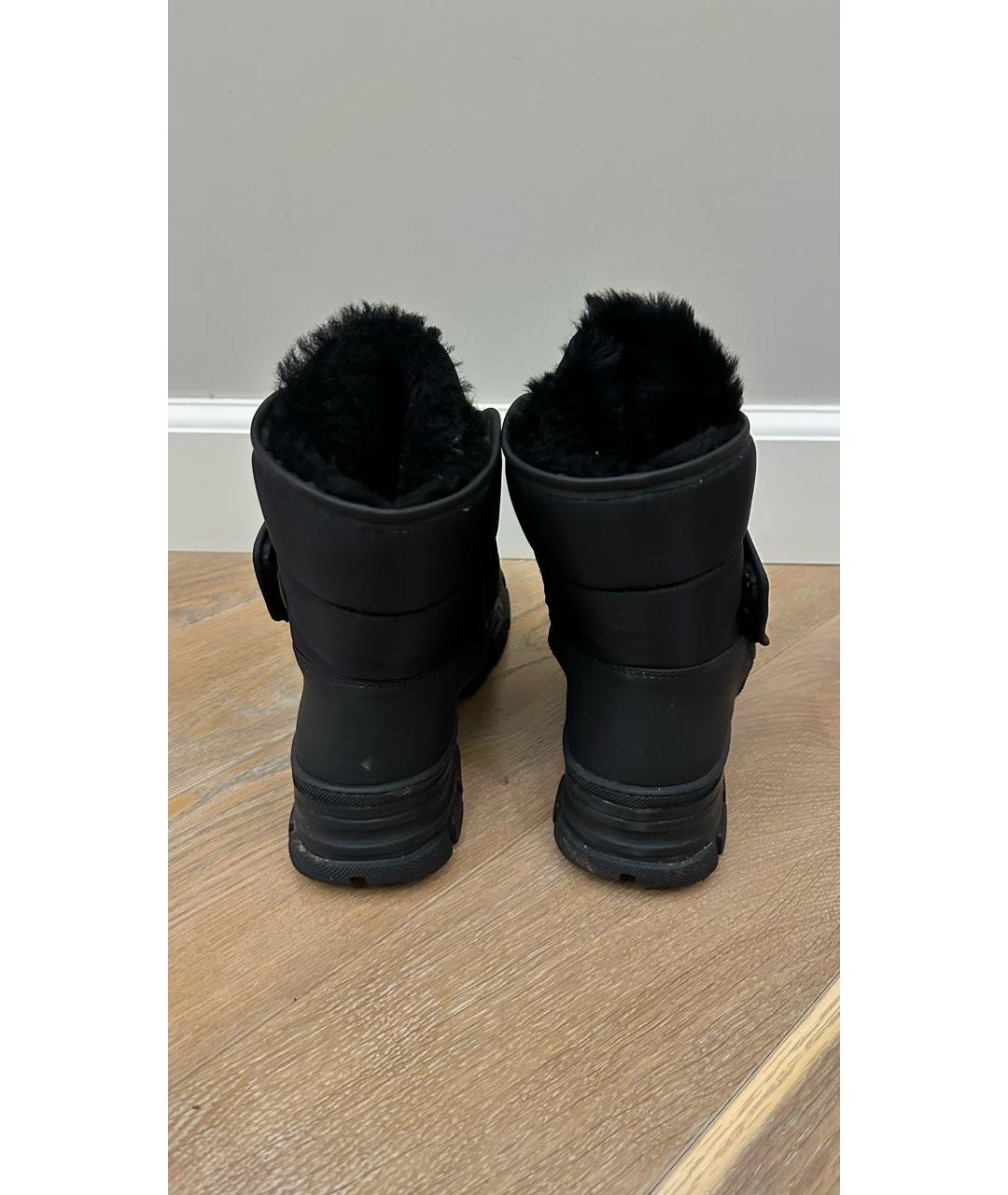 GALLUCCI KIDS Черные текстильные ботинки, фото 4