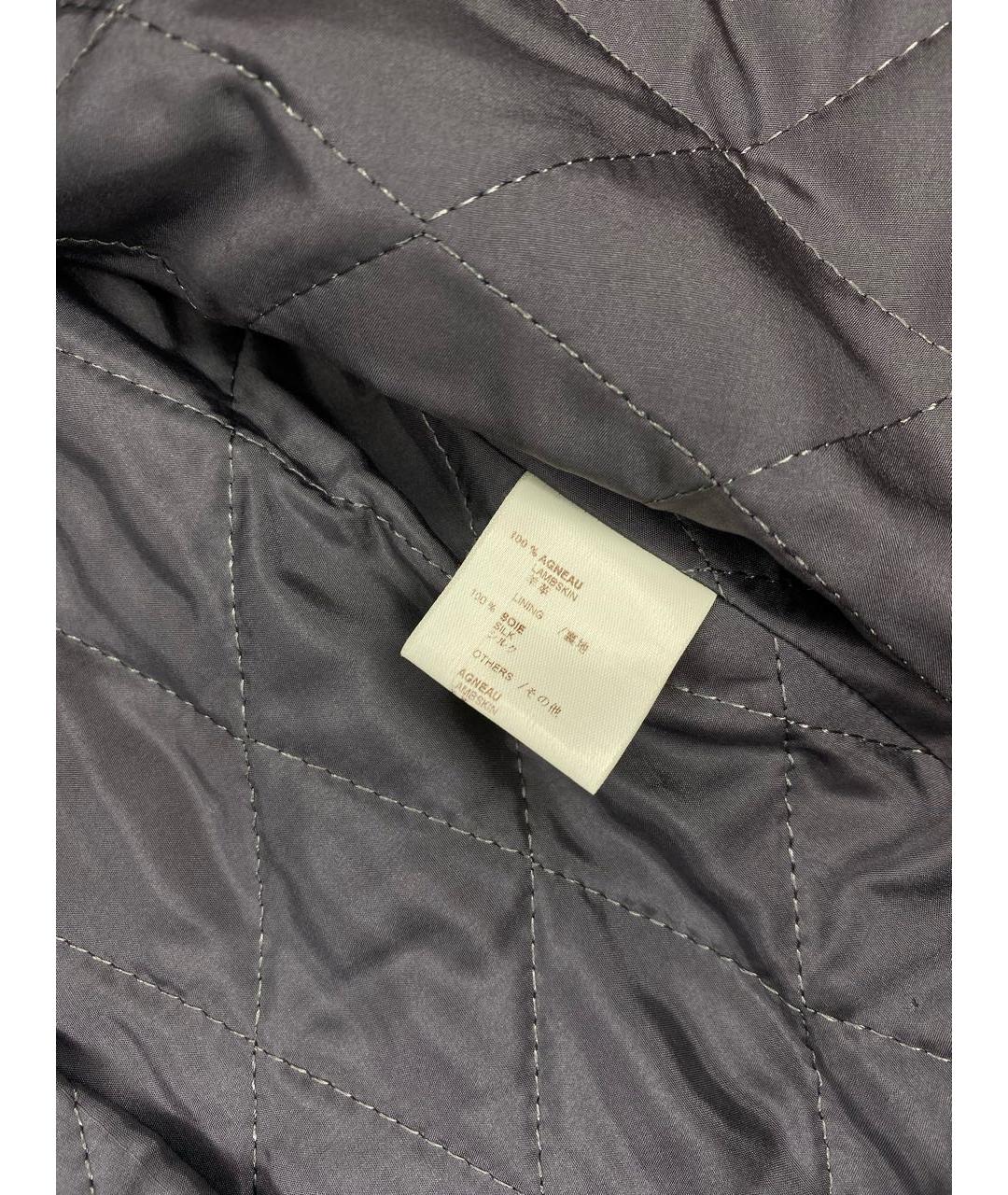 LOUIS VUITTON Серебряная кожаная куртка, фото 8