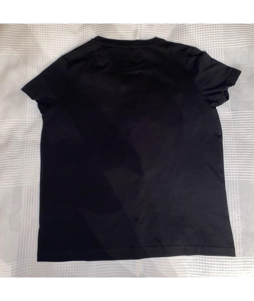 KENZO Черная хлопковая футболка, фото 2