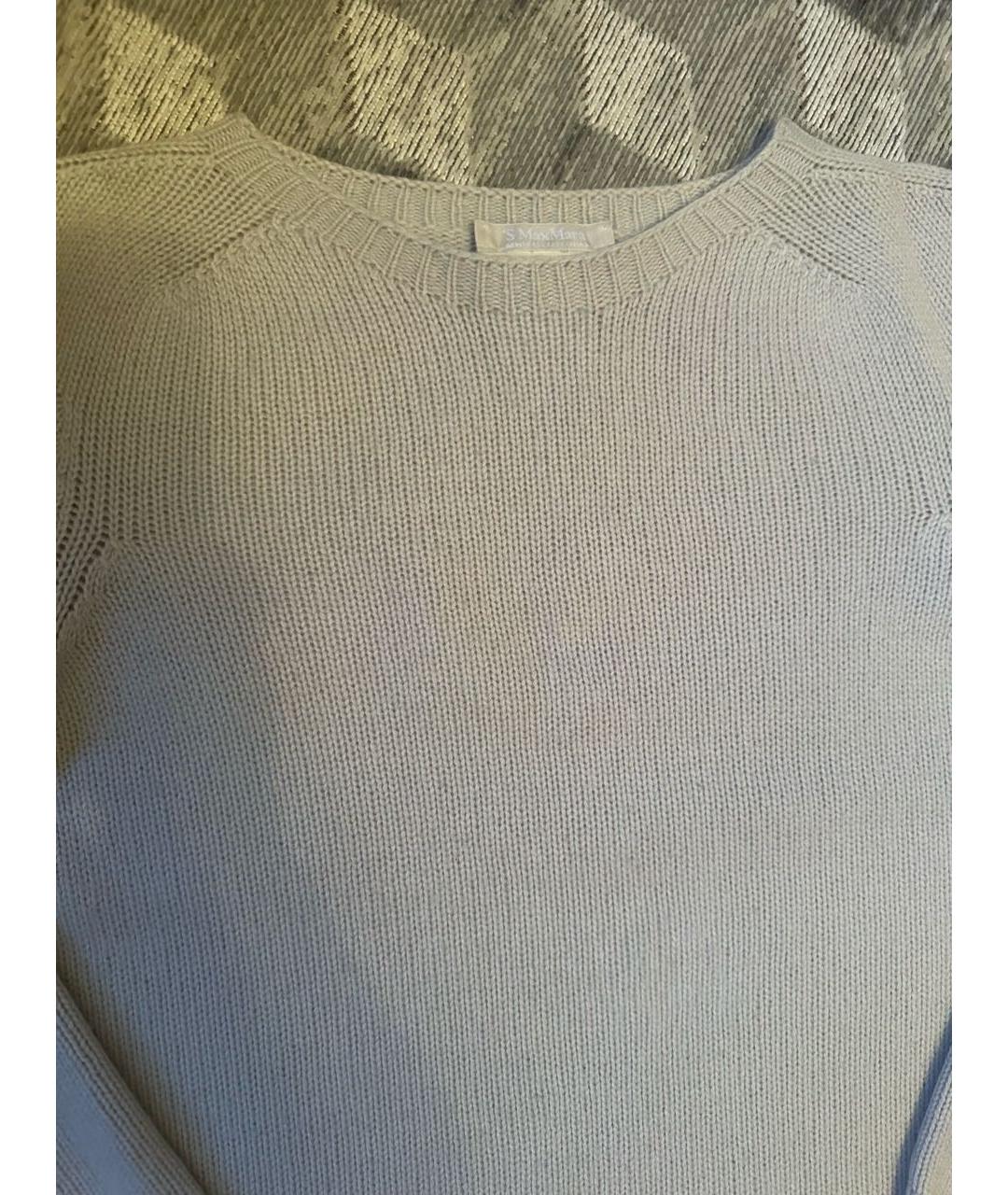 'S MAX MARA Серый кашемировый джемпер / свитер, фото 7