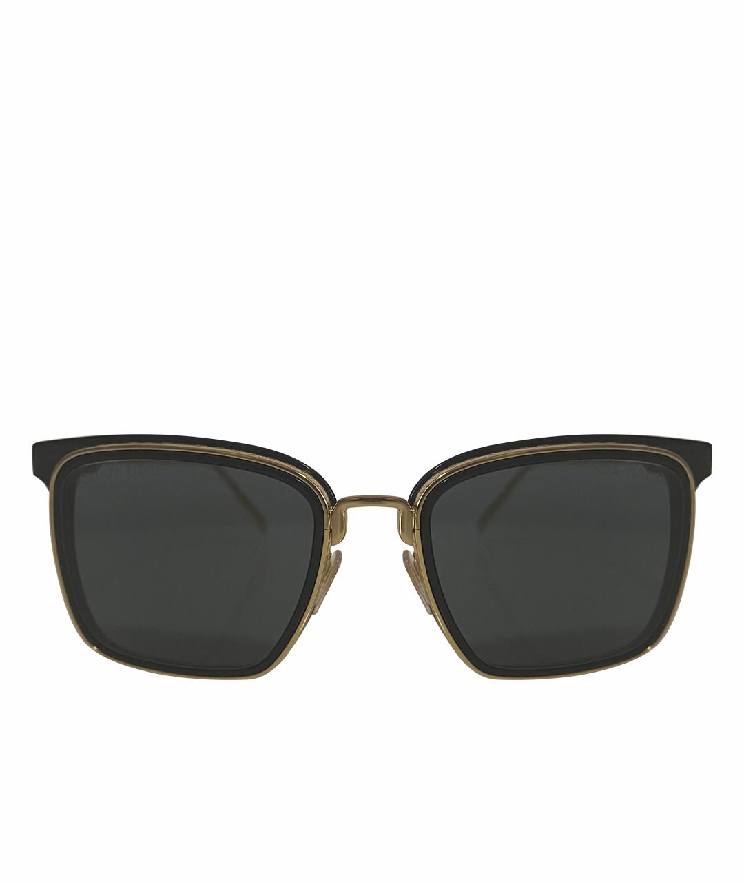 LOUIS VUITTON PRE-OWNED Золотые пластиковые солнцезащитные очки, фото 1