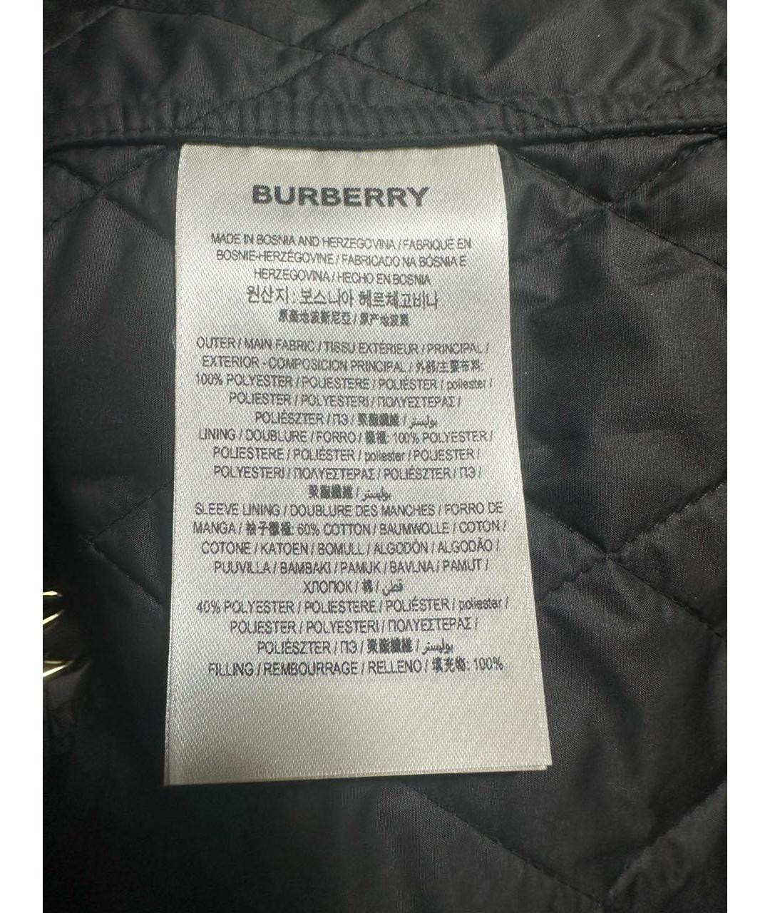 BURBERRY Черная куртка, фото 5