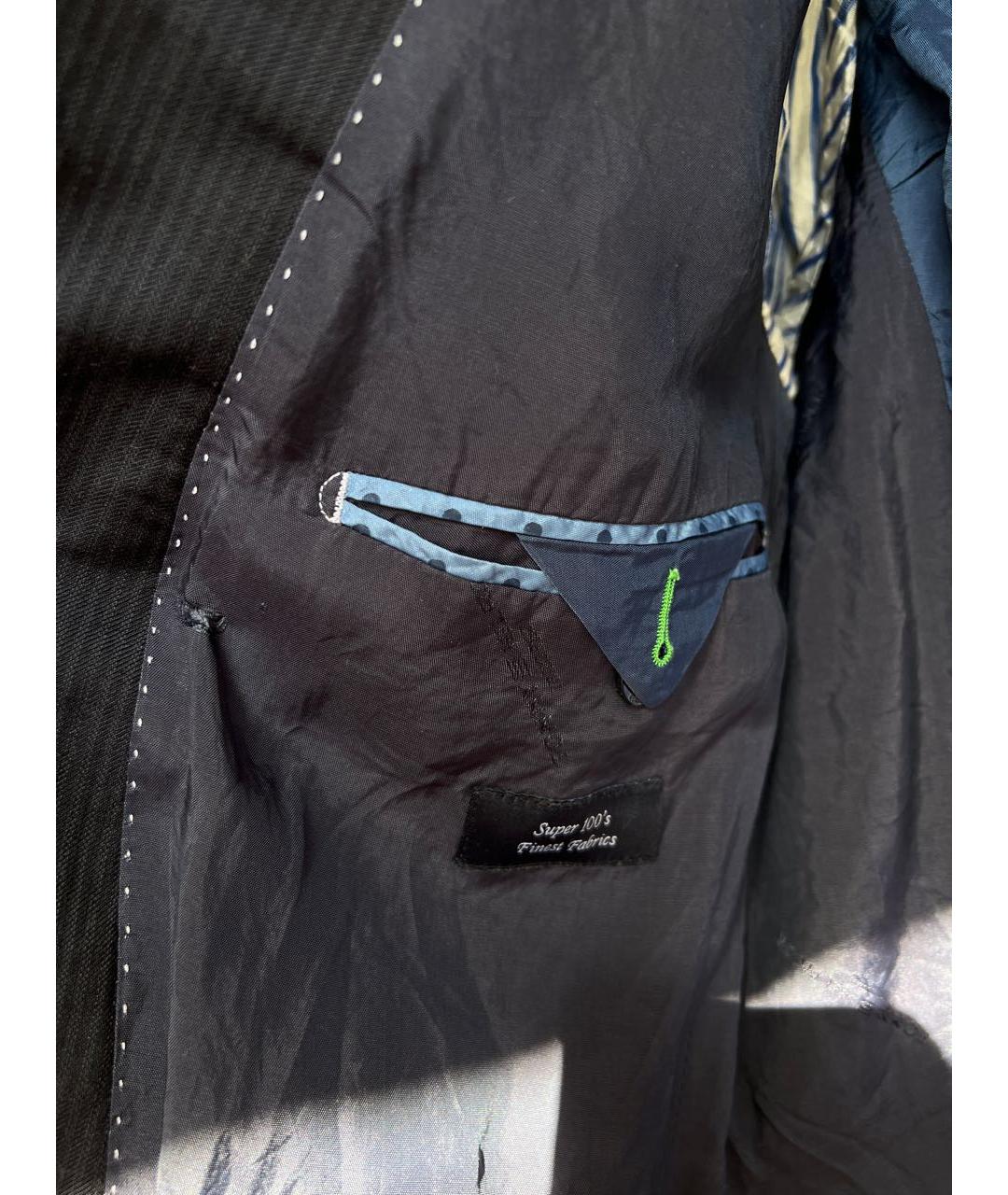 TOMMY HILFIGER Темно-синий вискозный пиджак, фото 6