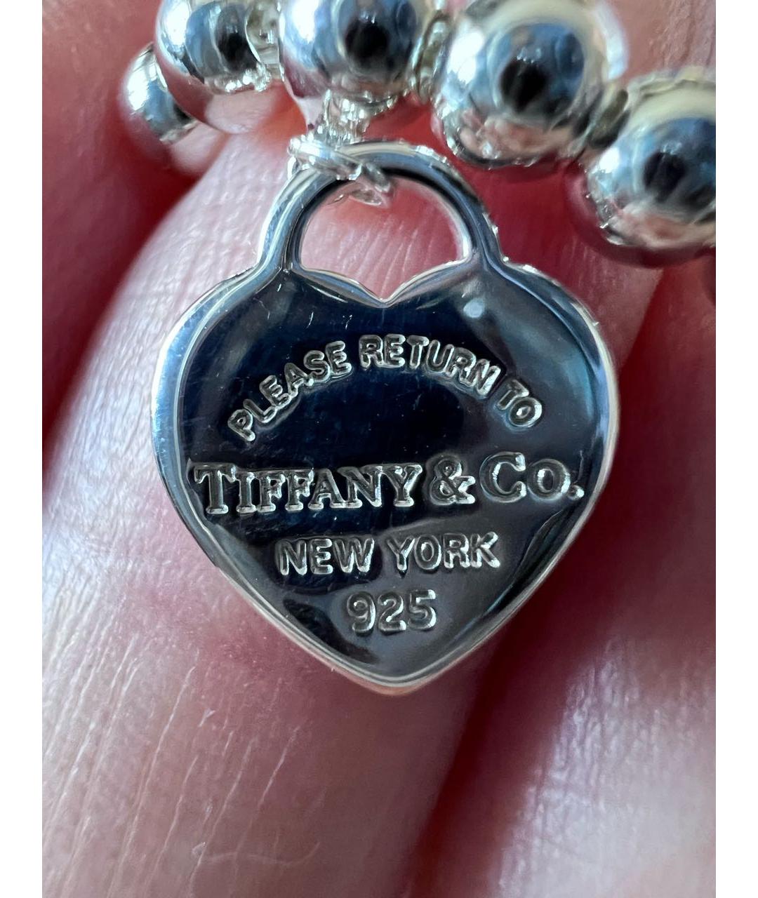 TIFFANY&CO Бирюзовый серебряный браслет, фото 4