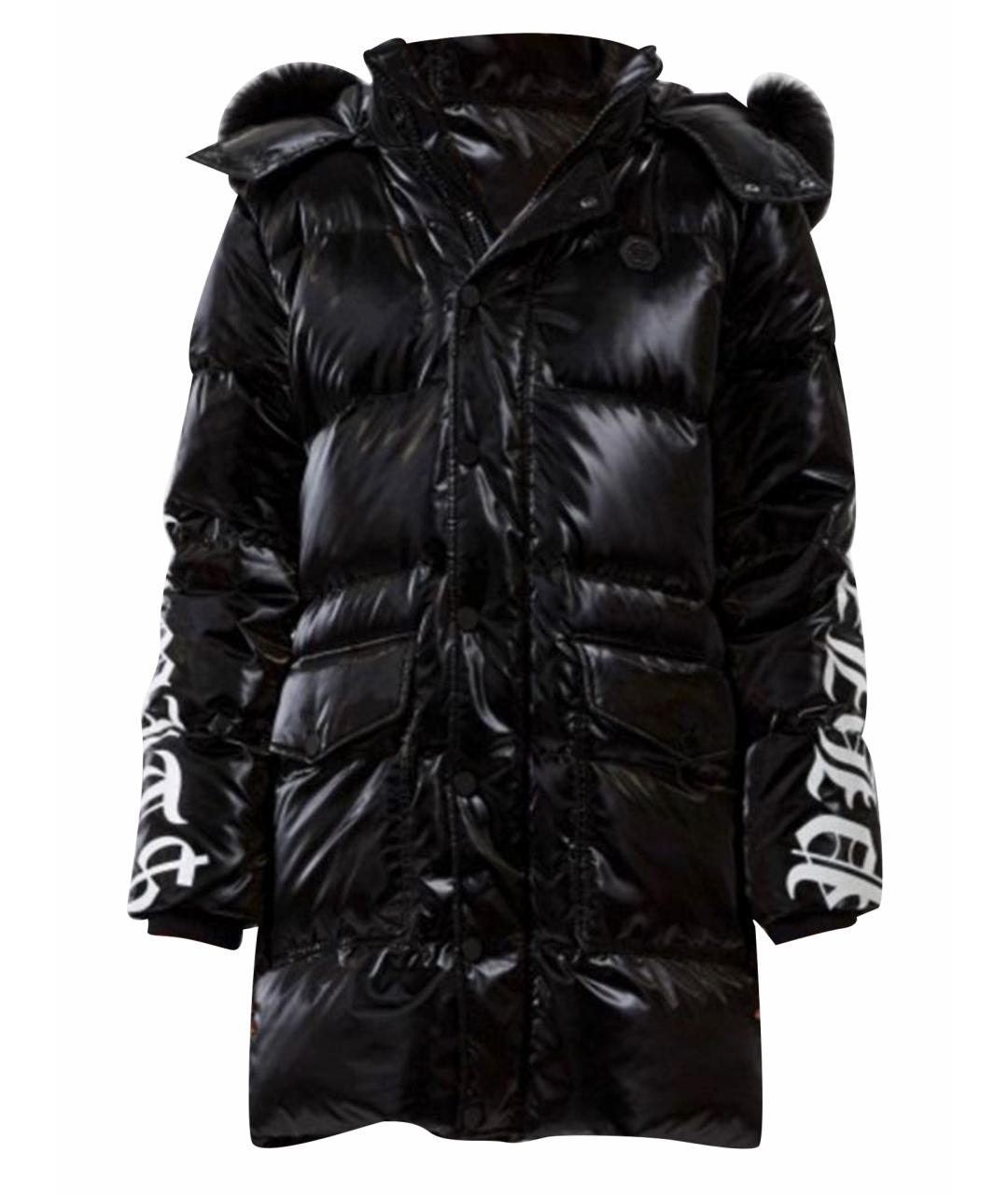 PHILIPP PLEIN Черный пуховик, фото 1
