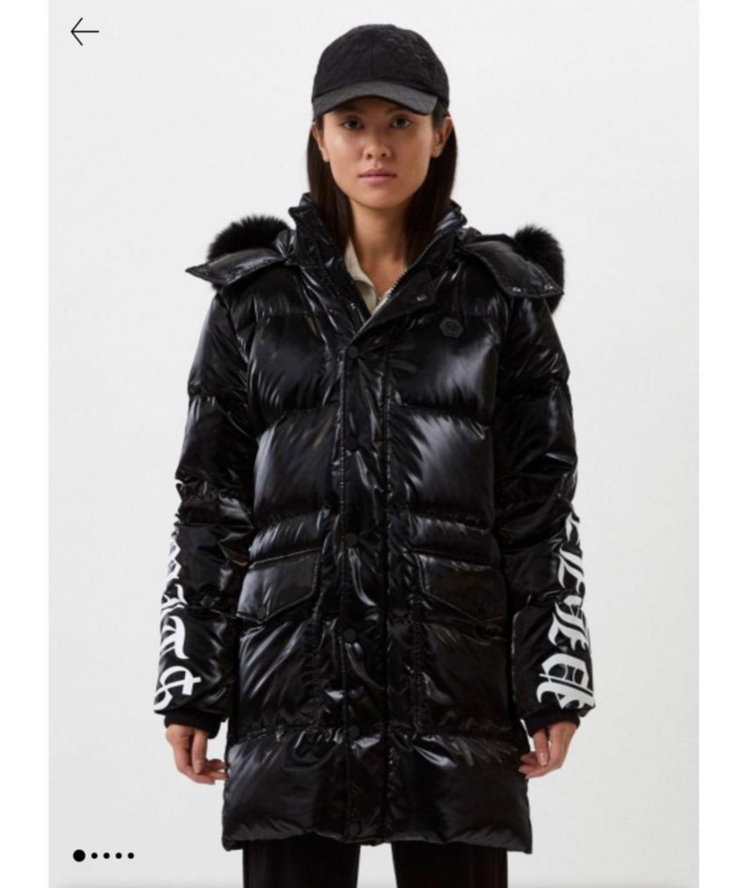 PHILIPP PLEIN Черный пуховик, фото 8