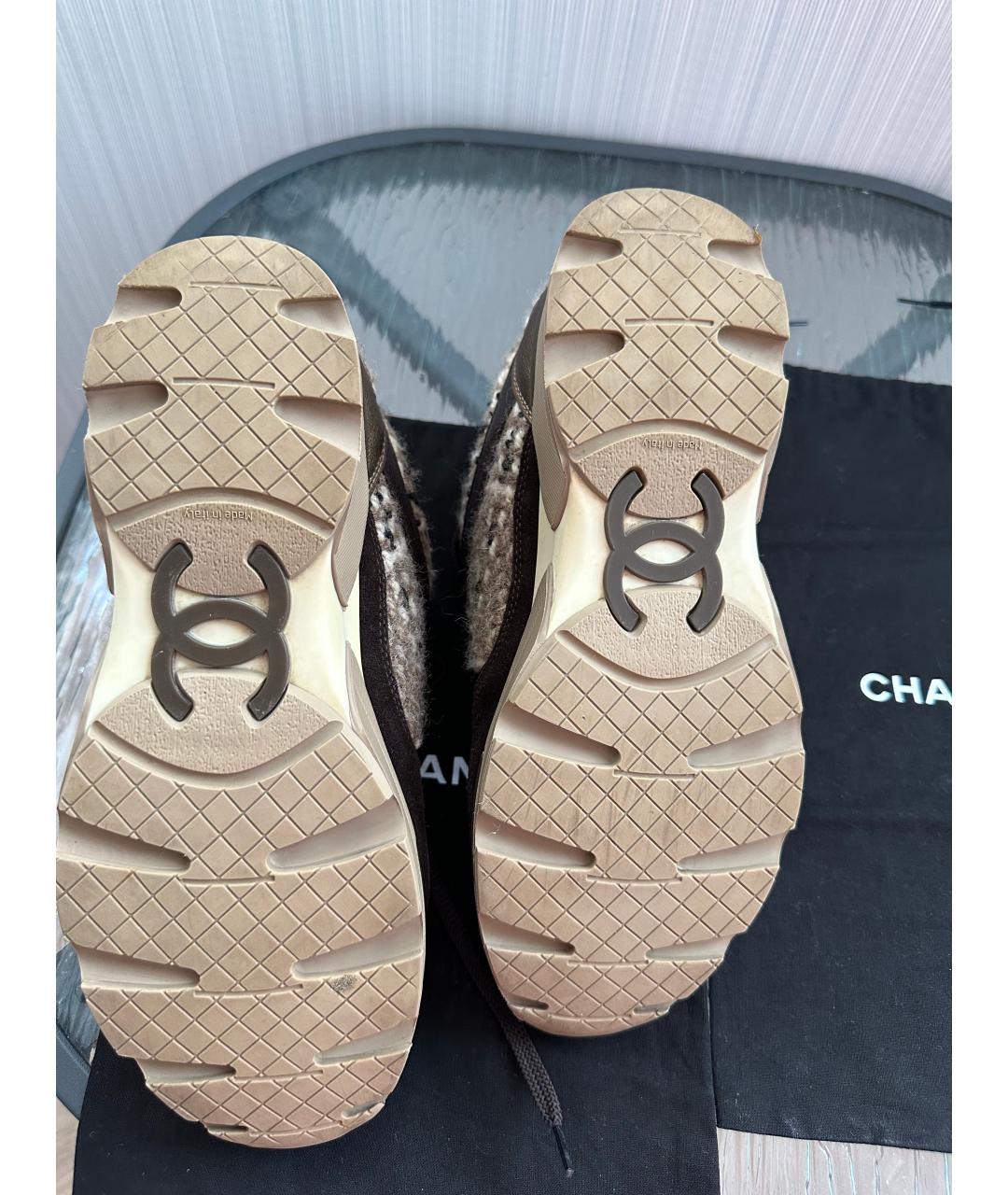 CHANEL PRE-OWNED Мульти кроссовки, фото 4
