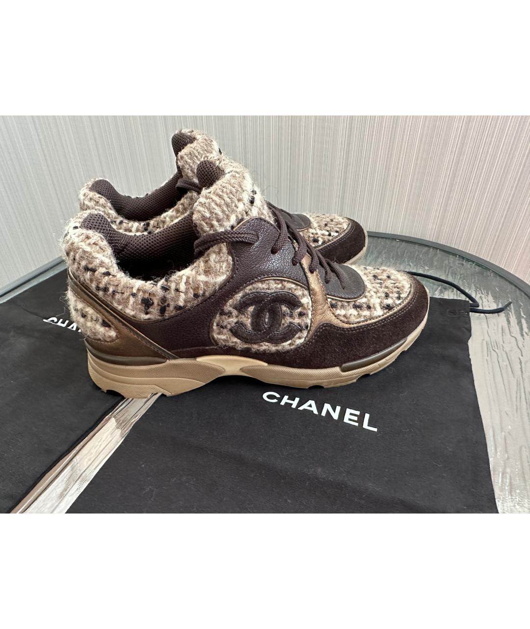CHANEL PRE-OWNED Мульти кроссовки, фото 6