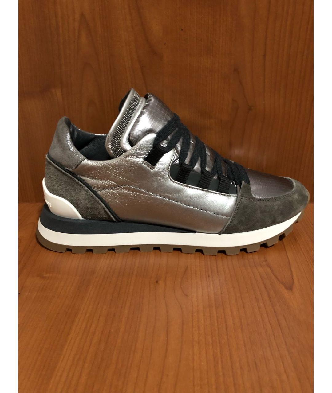 BRUNELLO CUCINELLI Бежевые кроссовки, фото 7