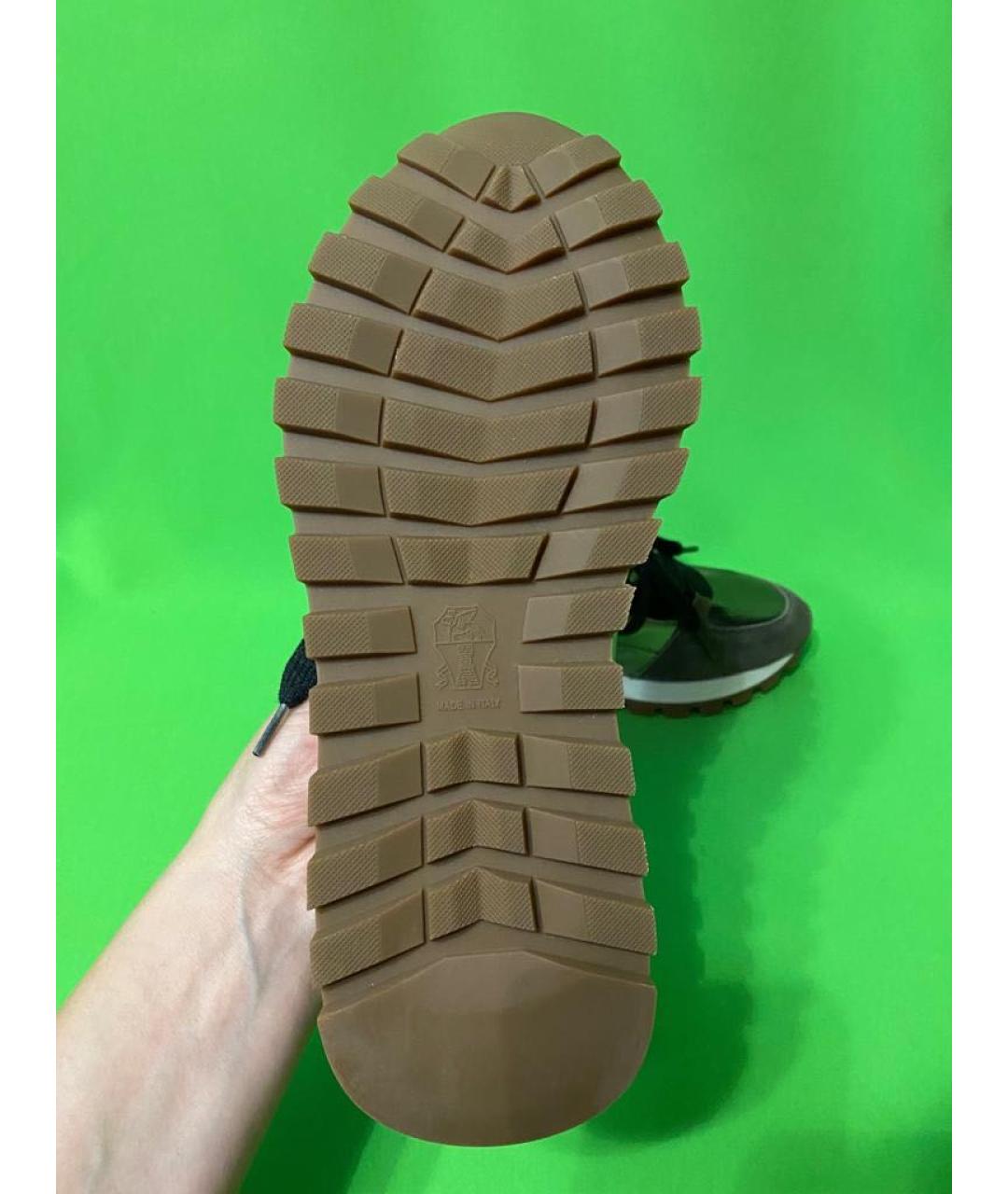 BRUNELLO CUCINELLI Бежевые кроссовки, фото 6