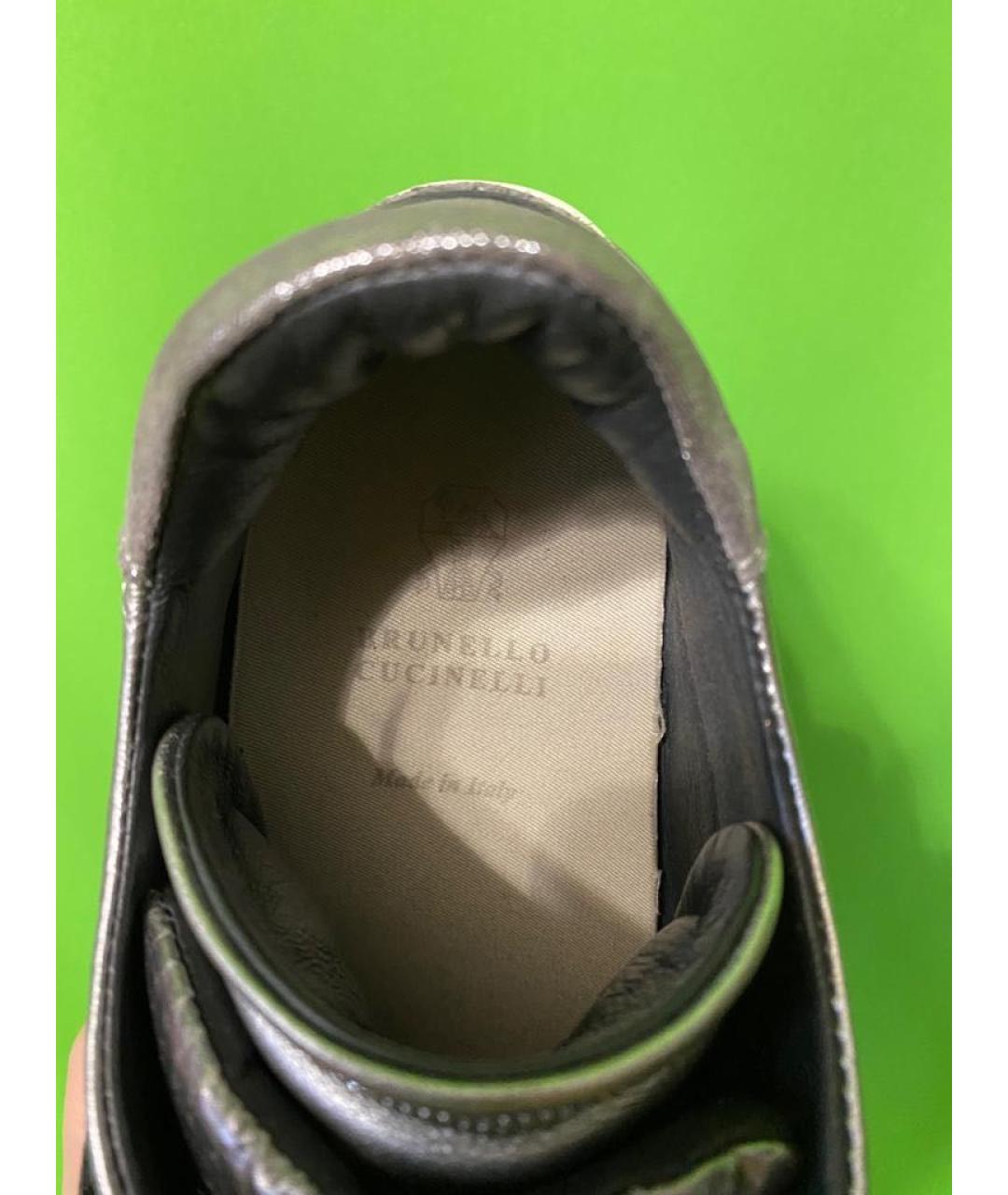 BRUNELLO CUCINELLI Бежевые кроссовки, фото 4