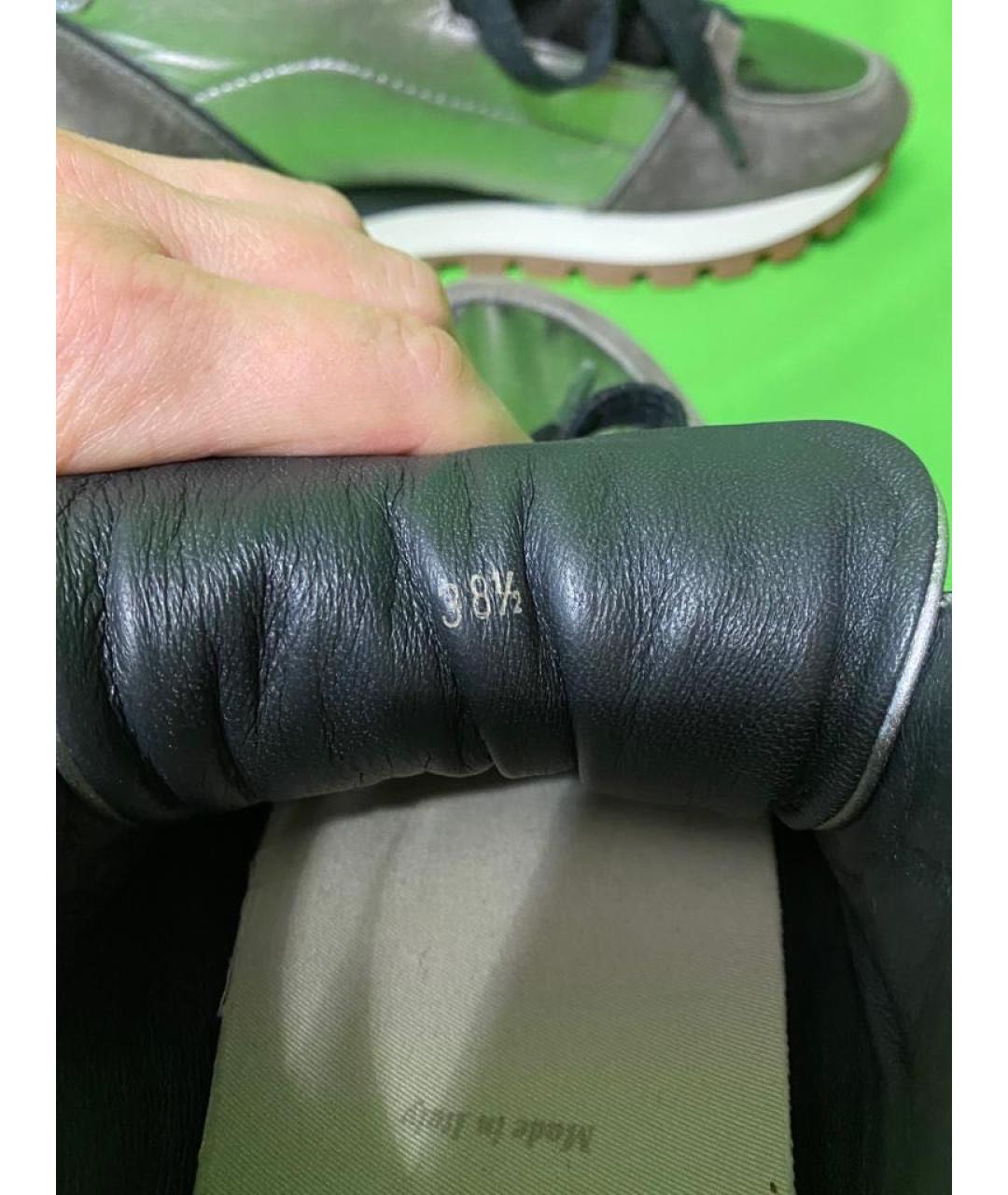 BRUNELLO CUCINELLI Бежевые кроссовки, фото 5