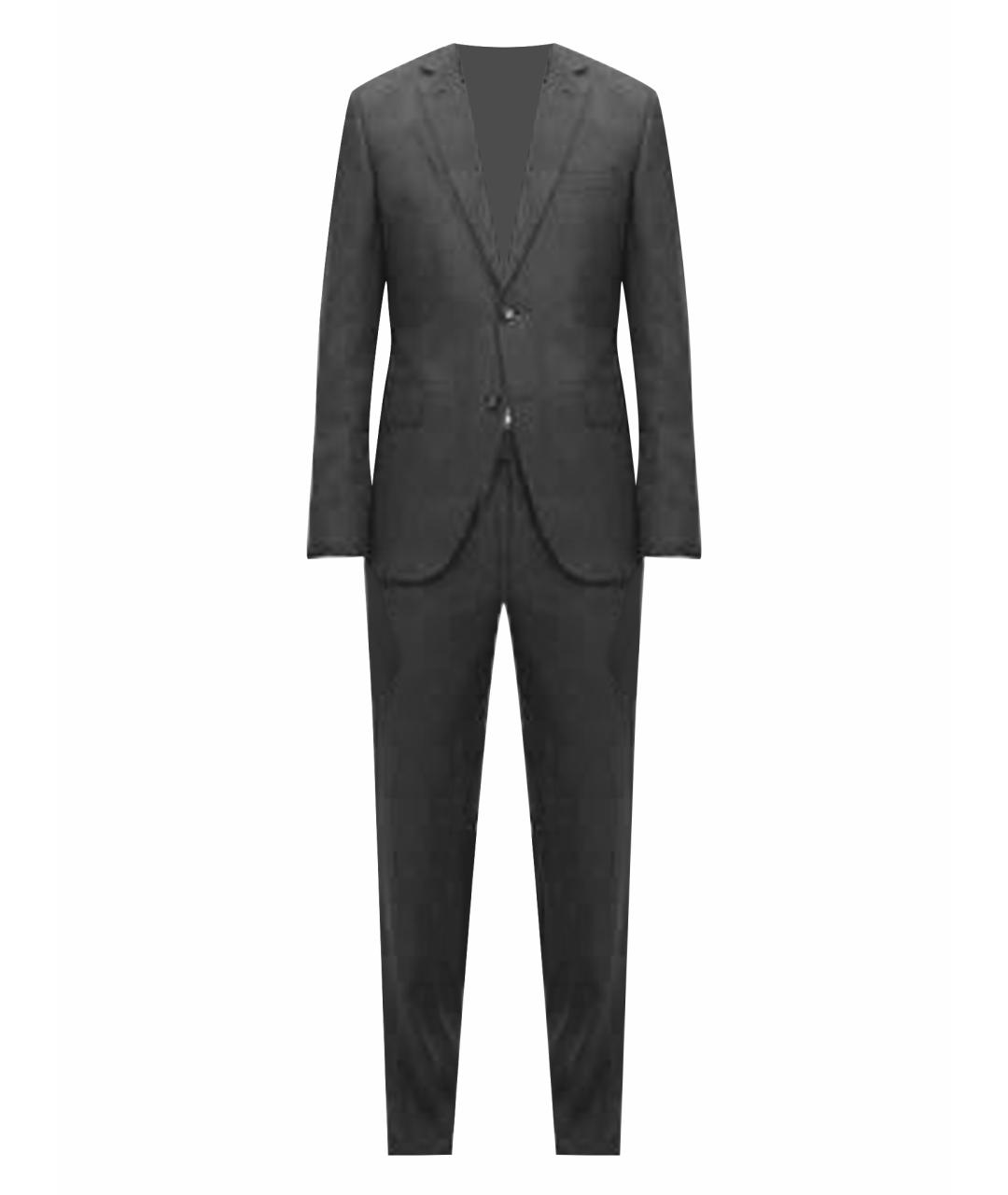 HUGO BOSS Темно-синий классический костюм, фото 1