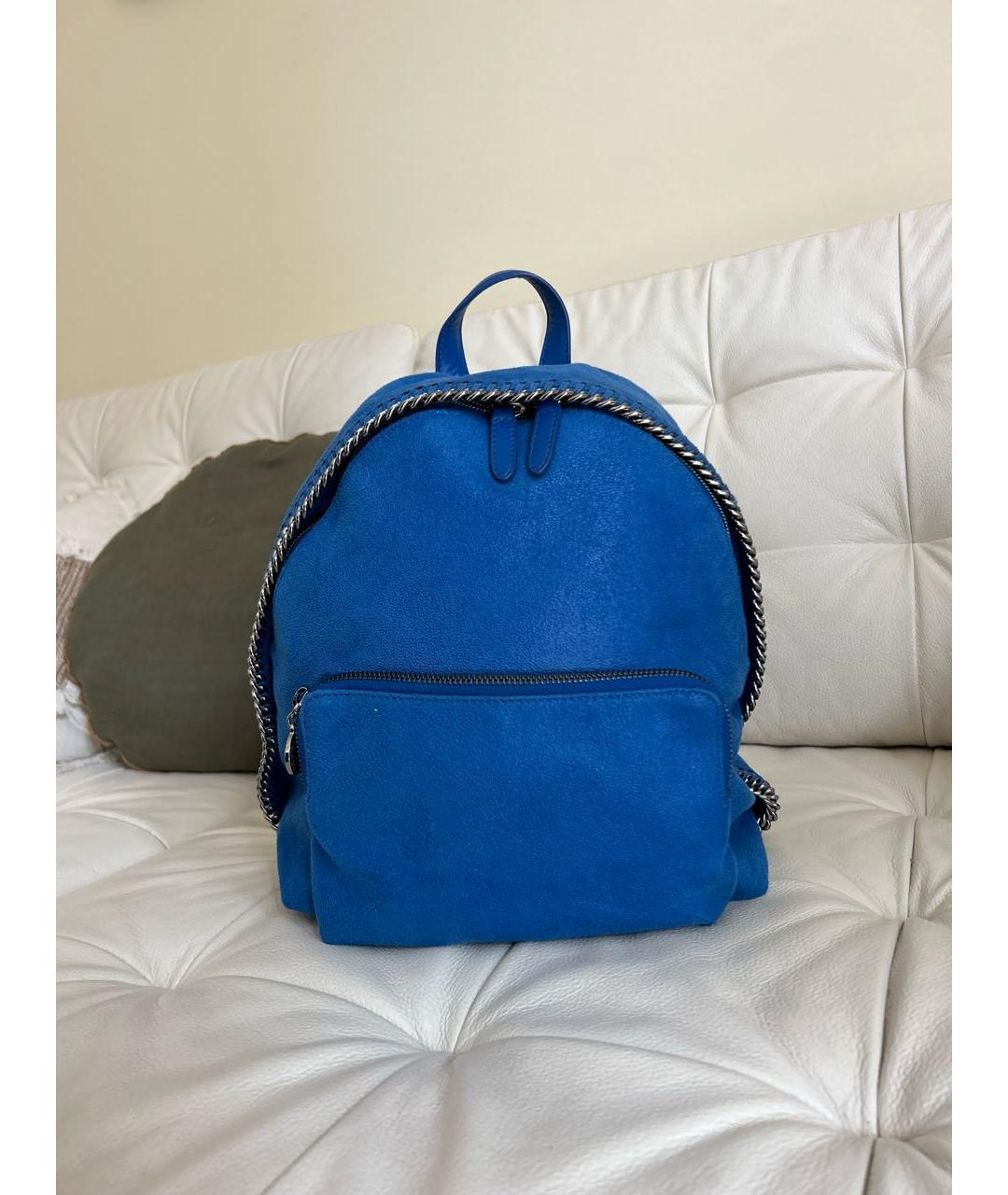STELLA MCCARTNEY Синий рюкзак из искусственной кожи, фото 6