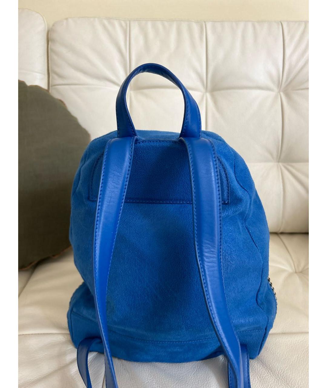 STELLA MCCARTNEY Синий рюкзак из искусственной кожи, фото 3