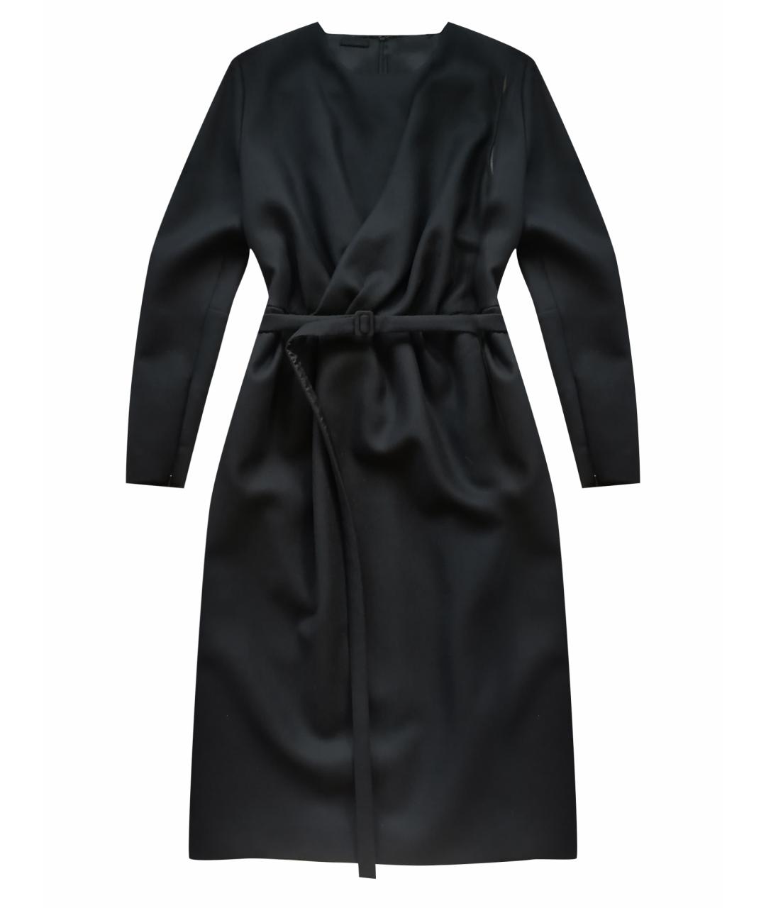 MAISON MARGIELA Черное шерстяное пальто, фото 1