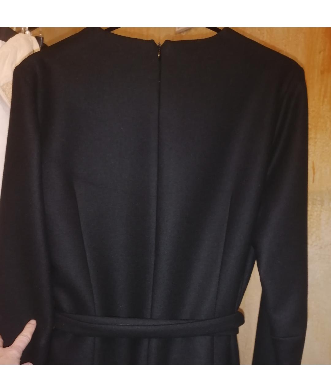 MAISON MARGIELA Черное шерстяное пальто, фото 7