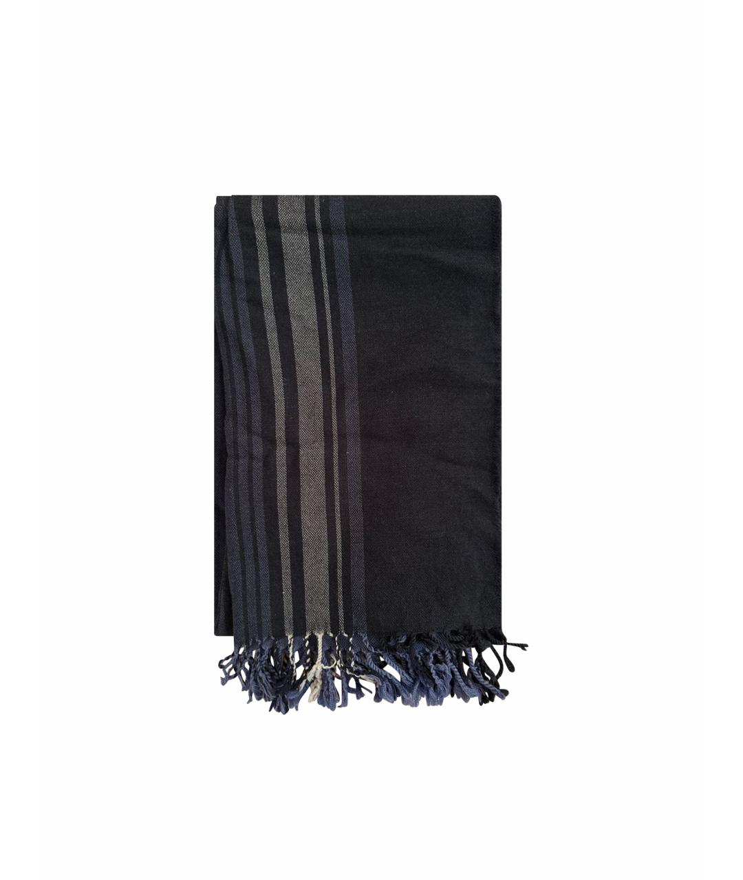 CELINE PRE-OWNED Темно-синий шерстяной шарф, фото 1