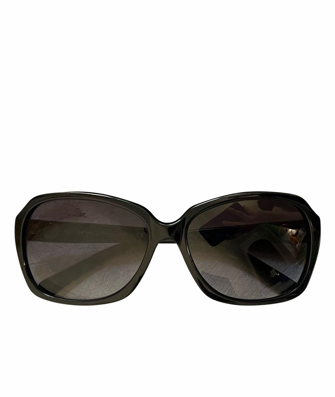 DKNY Черные пластиковые солнцезащитные очки, фото 1